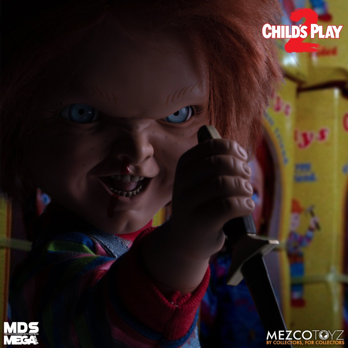 Mezco Toyz: MDS Mega Scale - Child's Play 2 Talking Menacing Chucky 15" Figure