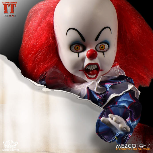 MEZCO TOYZ: LDD Presents - IT 1990: Pennywise 10" Tall Figure