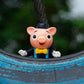Pointless Island: 3 little Pigs Carnival Edition Blue 3.74" Tall Sofubi Figure