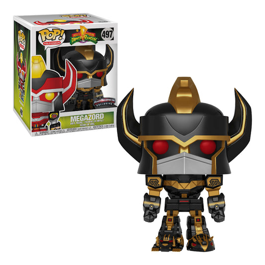 Funko Pop! Television: Mighty Morphin Power Rangers - Black & Gold Megazord #497 Morphicon Exclusive