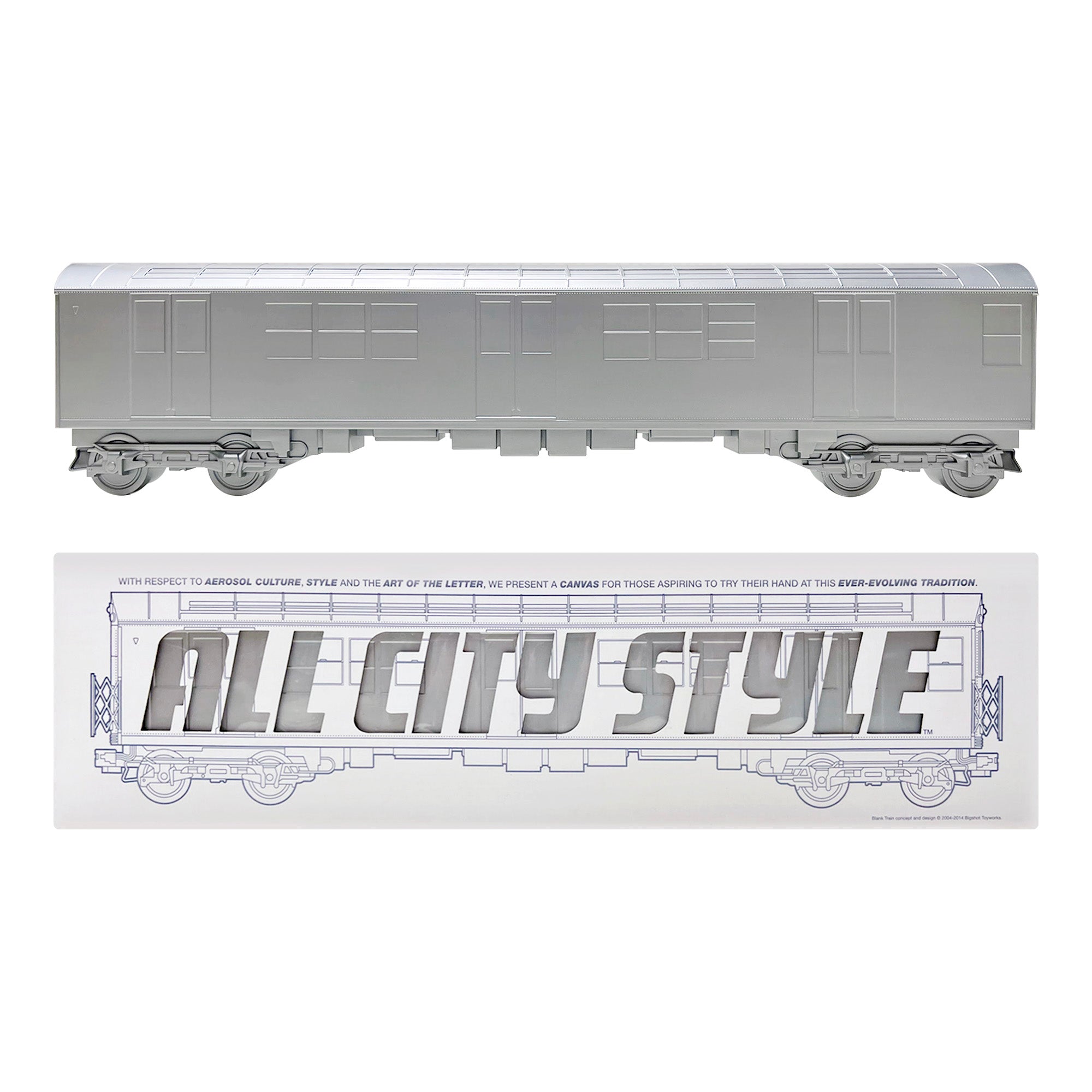 2Blank NYC Subway Trains Silver – TOY TOKYO