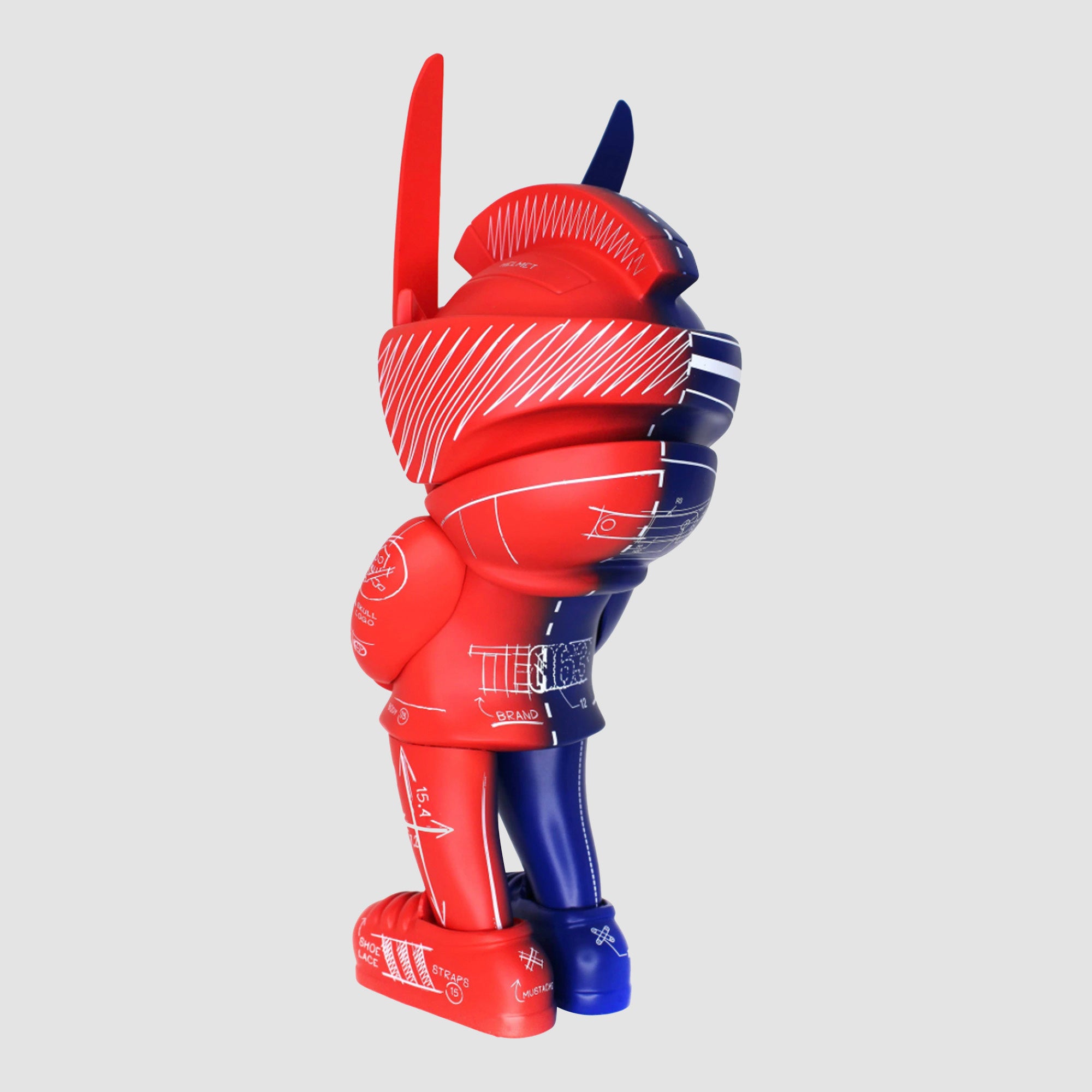 Quiccs x Martian Toys x Sergio Mancini: MEGA TEQ63 - Project Red/Blue I Am  Retro Exclusive