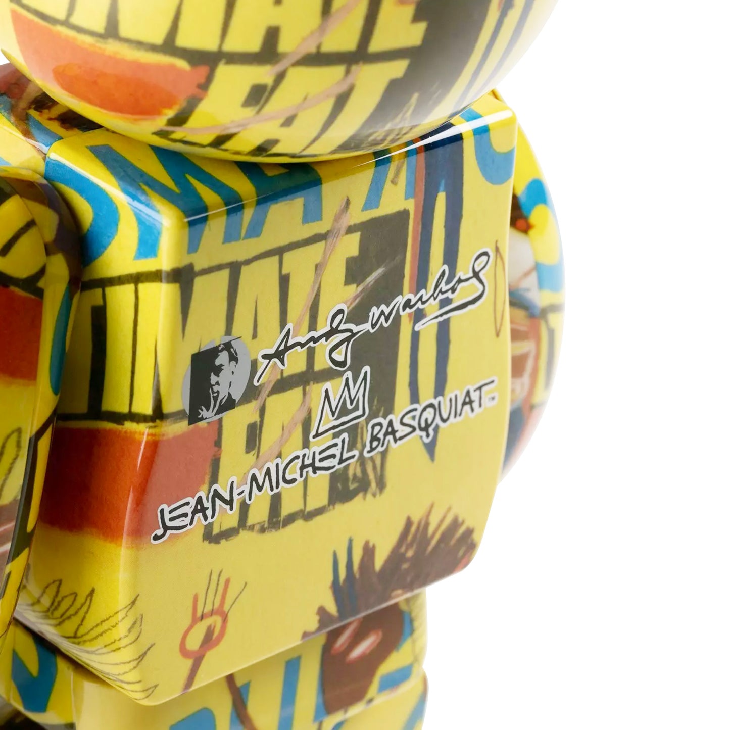 MEDICOM TOY: BE@RBRICK - Andy Warhol x Jean-Michel Basquiat #3 1000%