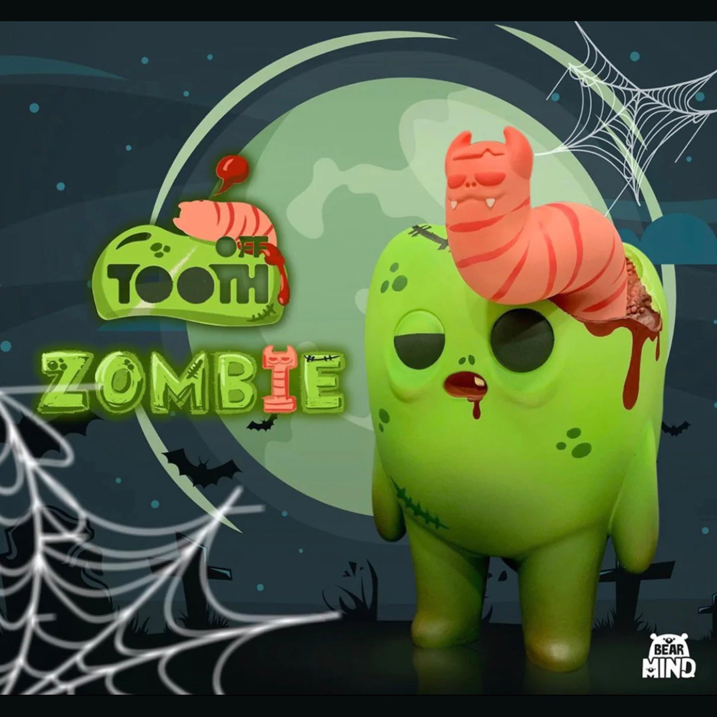 Bear In Mind Toys - Tooth Off Zombie Soft Vinyl 5" Figure