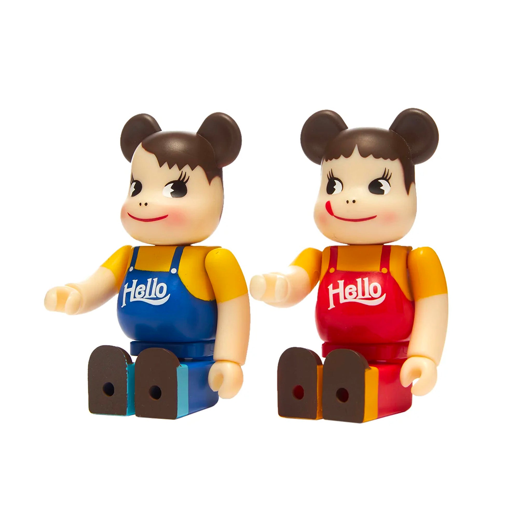 MEDICOM TOY: BE@RBRICK - Peko-chan & Poko-chan Hello Version 2