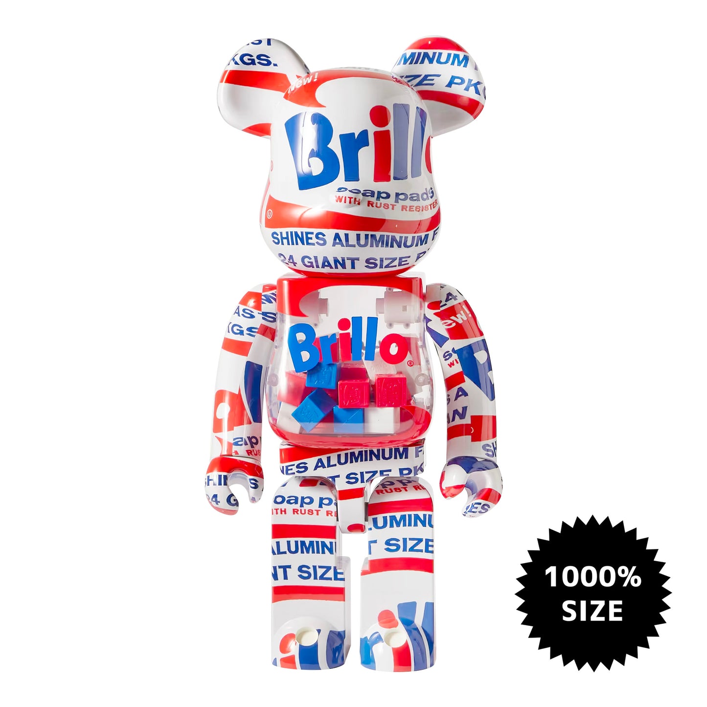 MEDICOM TOY: BE@RBRICK - Andy Warhol Brillo 1000%