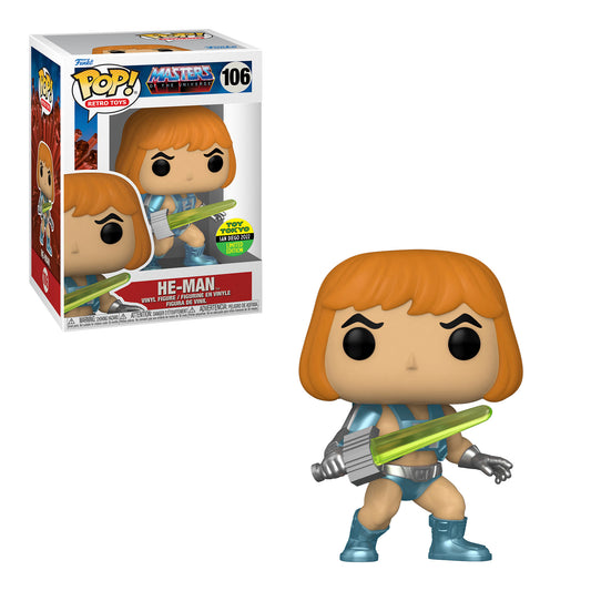 Funko Pop! Retro Toys: Masters of the Universe - He-Man #106 SDCC 2022 Toy Tokyo Exclusive