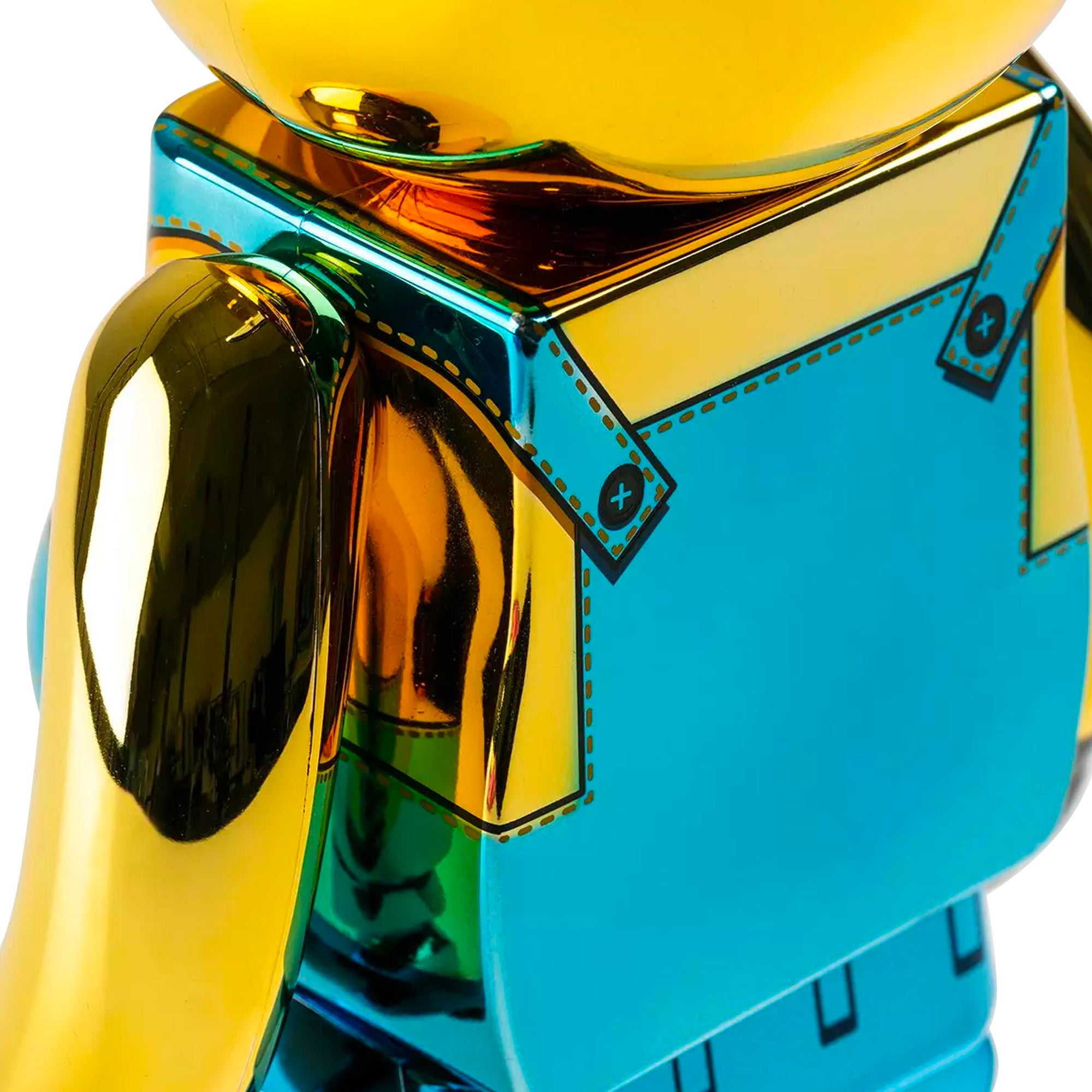 MEDICOM TOY: BE@RBRICK - Minions Dave Chrome 100% u0026 400%