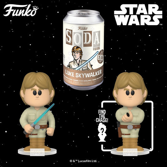 Funko Vinyl SODA: Star Wars - Luke Skywalker 15,000 Limited Edition (1 in 6 Chance at Chase)