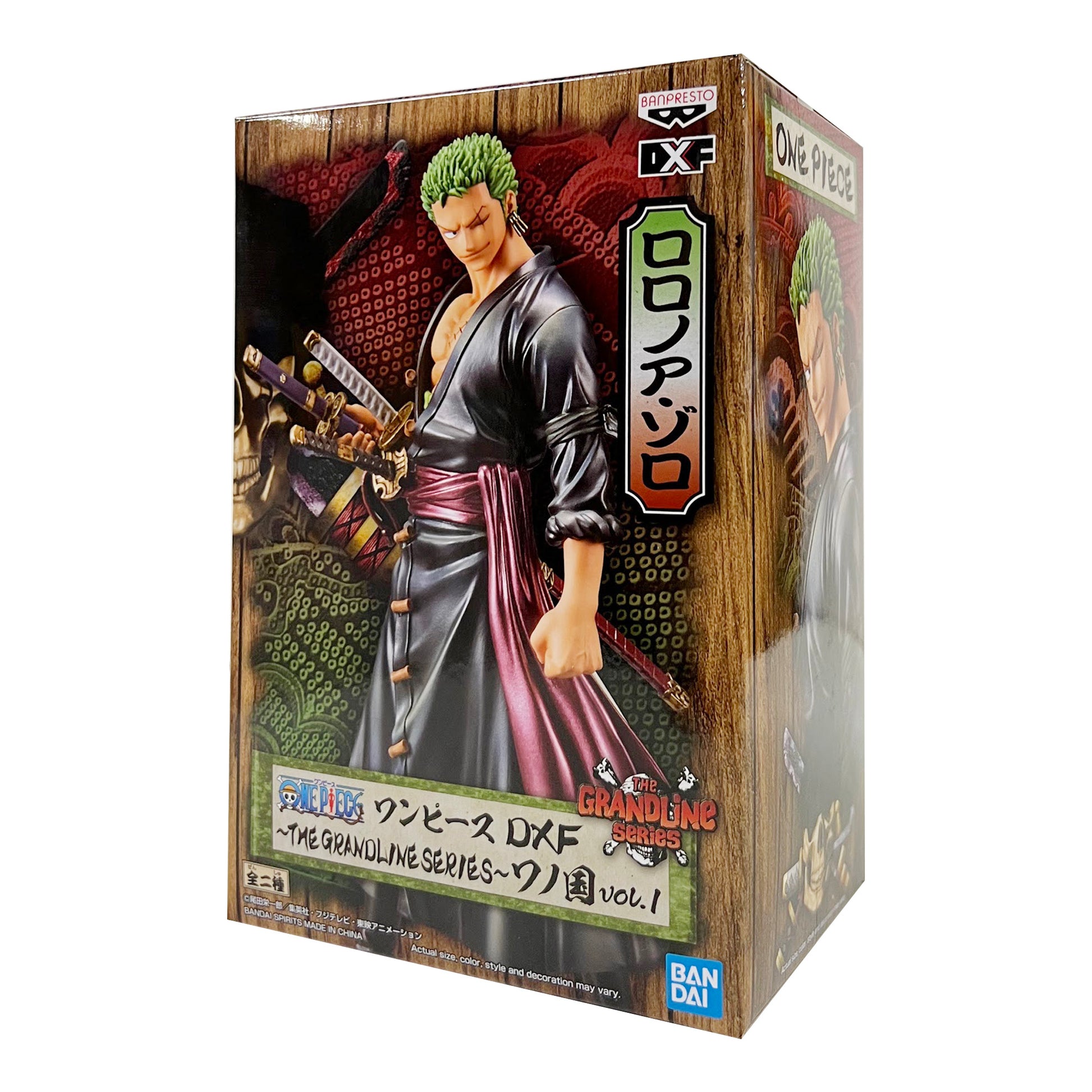 Figure One Piece Dxf The Grand Line Men - Wanokuni Vol. 2 Roronoa Zoro,  Bandai Banpresto