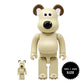 MEDICOM TOY: BE@RBRICK - Wallace and Gromit - Gromit 100% & 400%