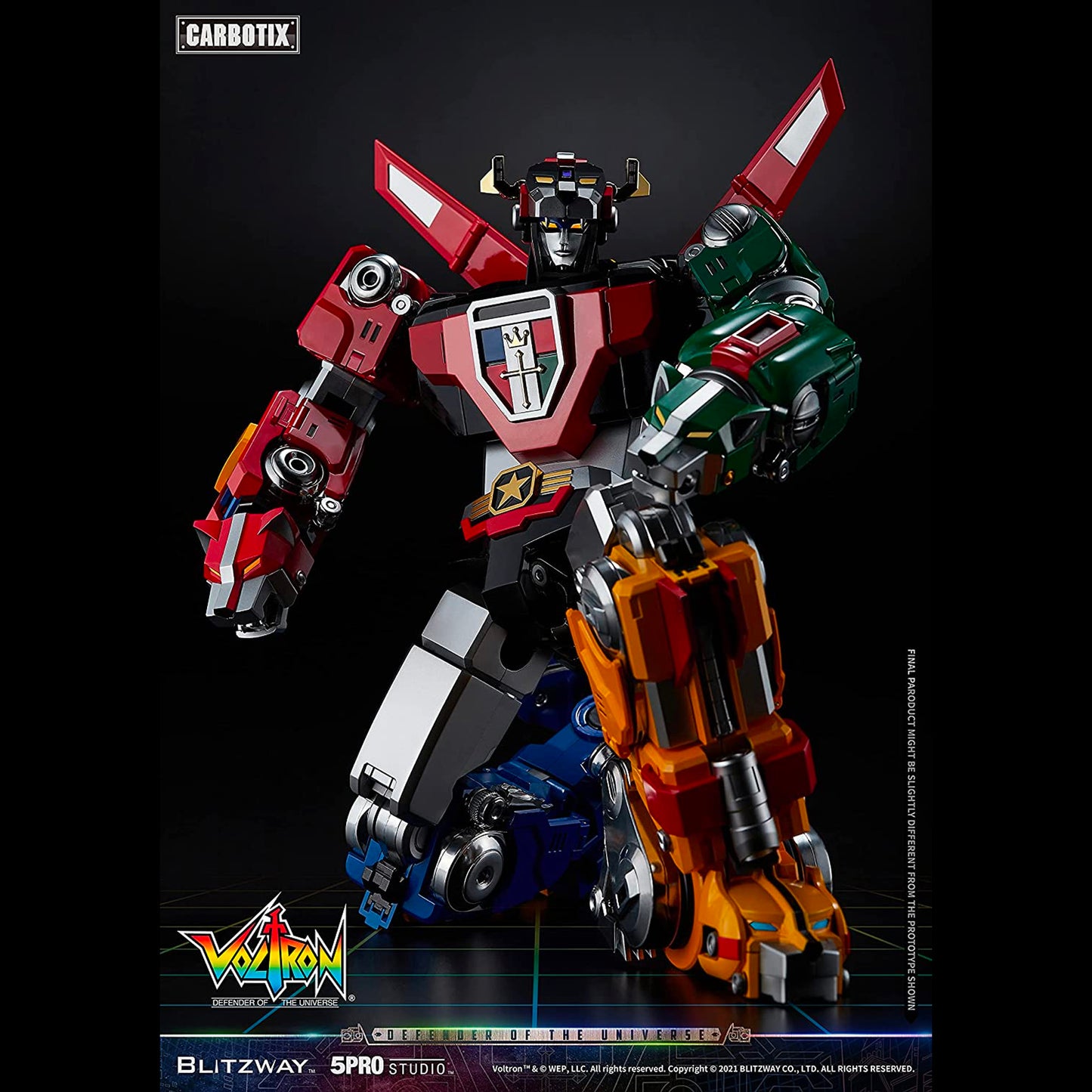 Blitzway x 6Pro Studio: Voltron - Defender of the Universe Carbotix