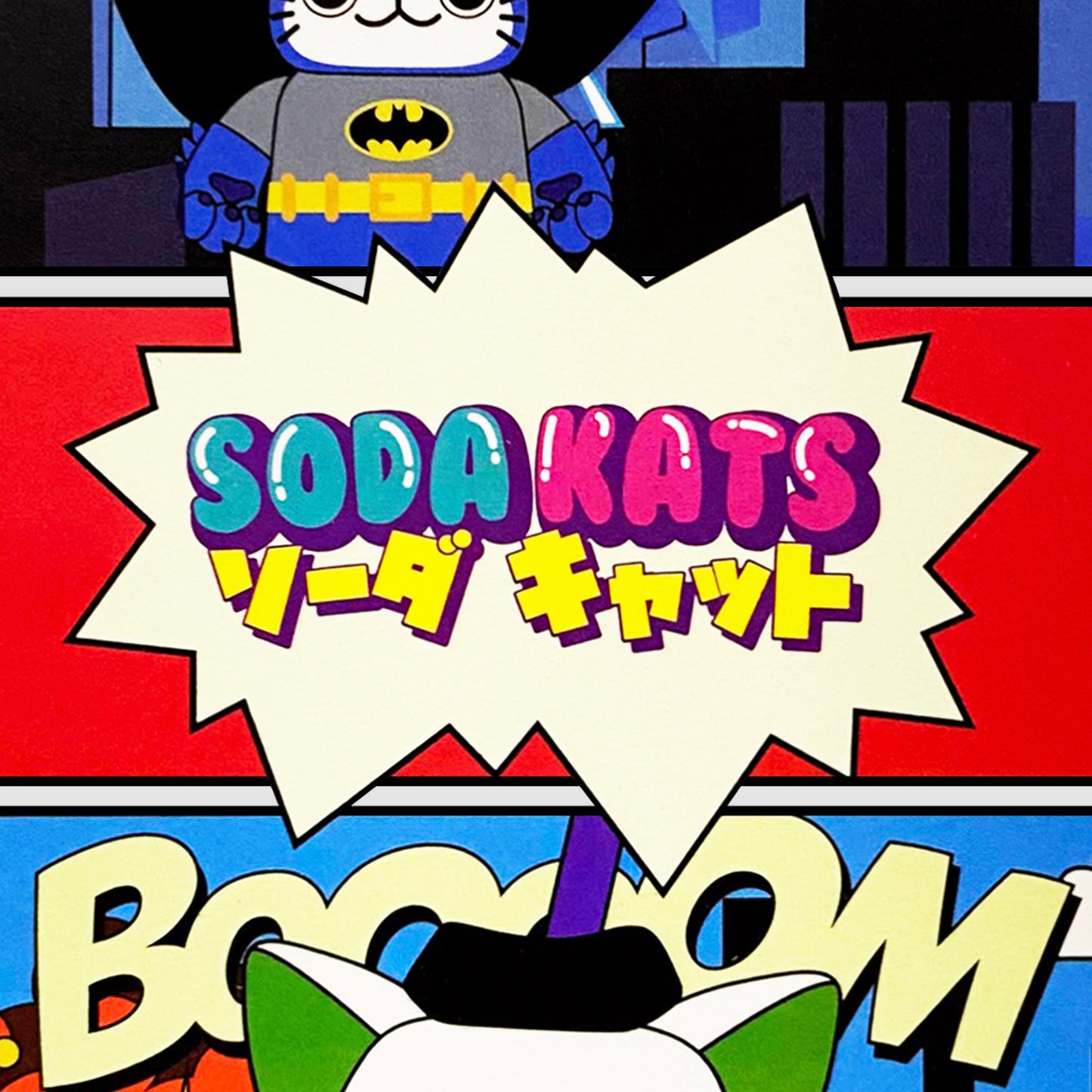 Soda Kats x Black Seed Toys x MINDstyle - DC Heroes And Villains Blind Box