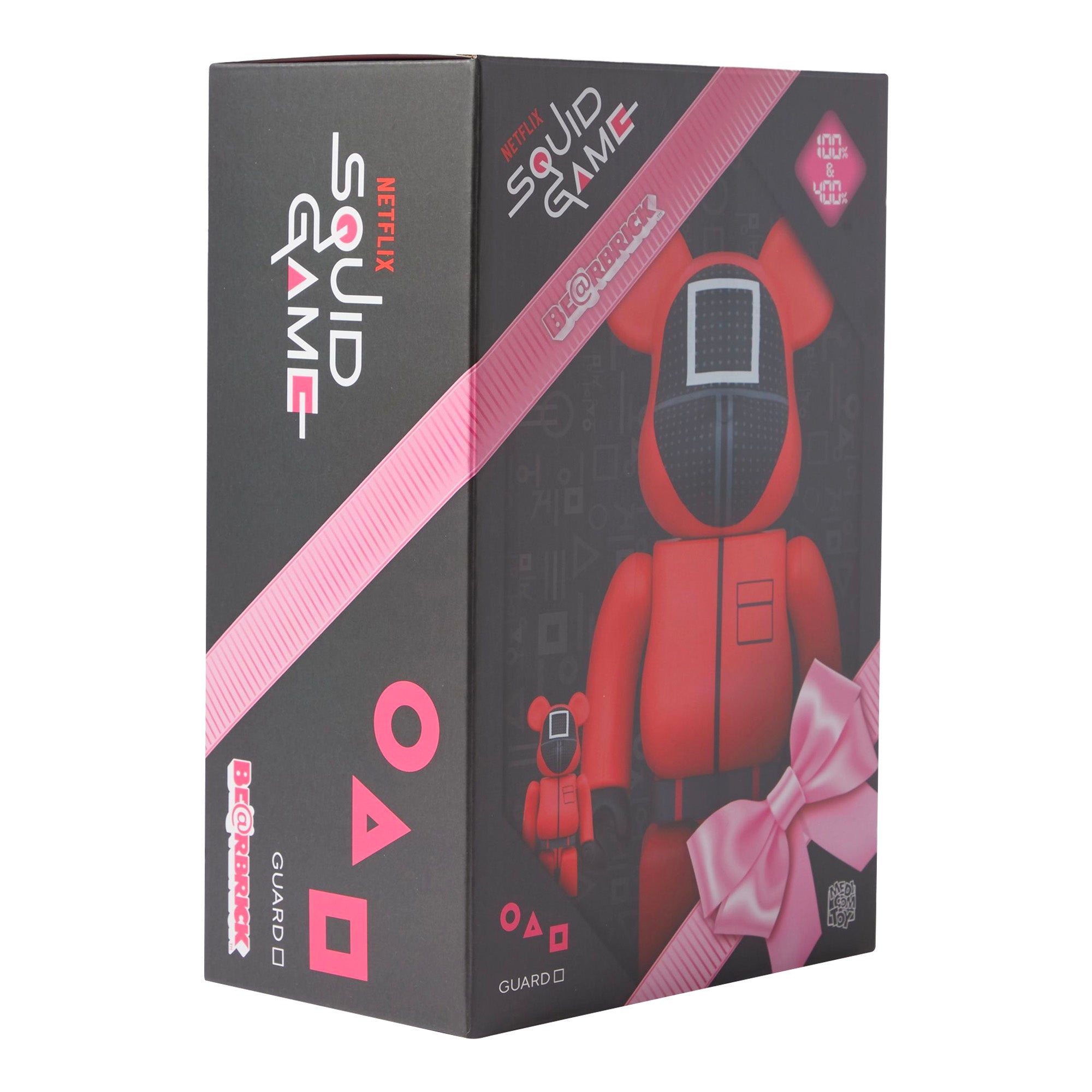 MEDICOM TOY: BE@RBRICK - Squid Game SQUARE Guard 100% & 400% – TOY 