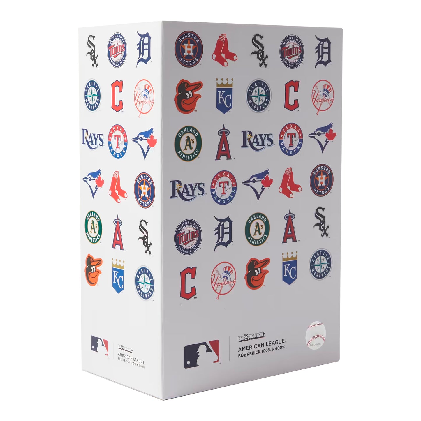 MEDICOM TOY: BE@RBRICK - MLB American League 100% & 400%