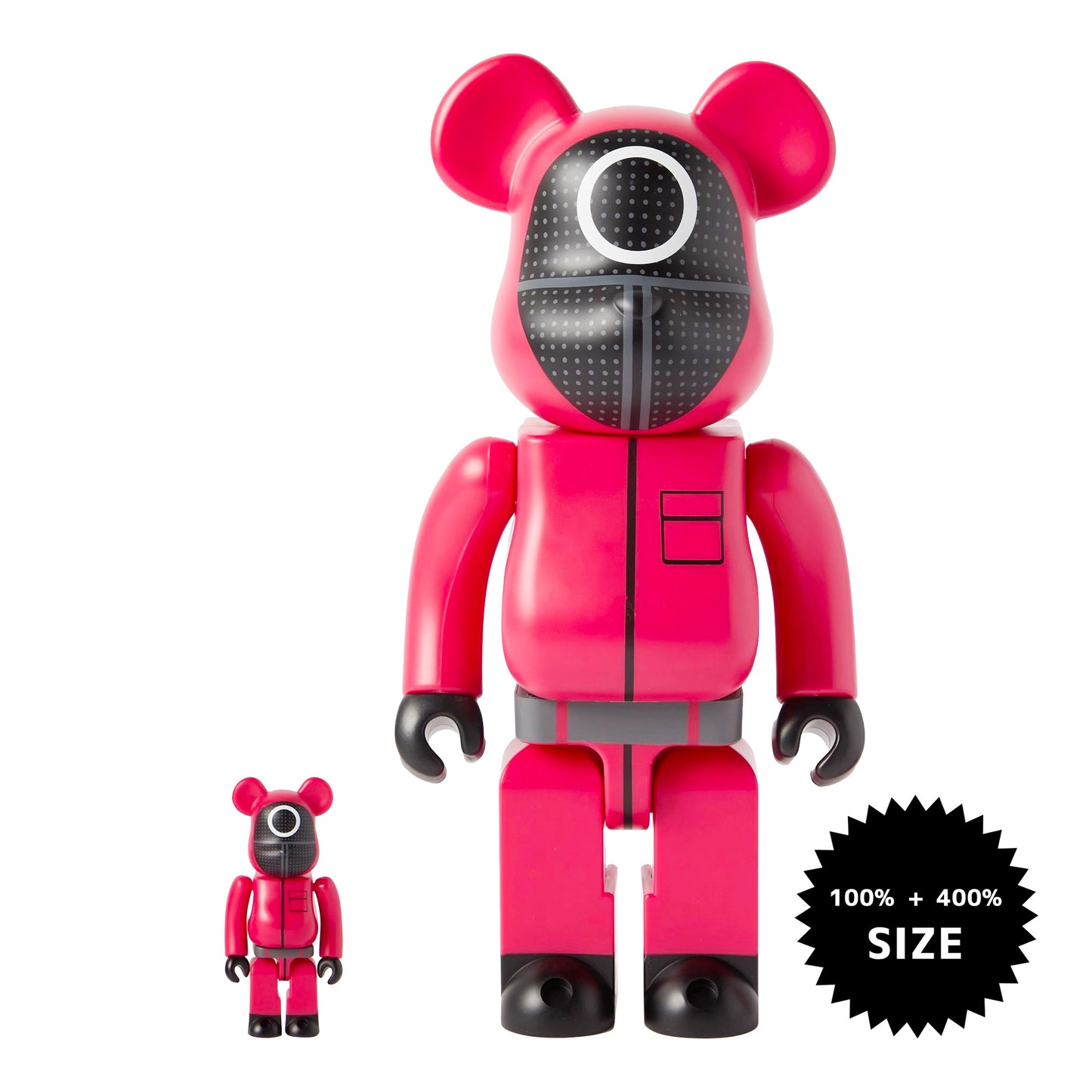 MEDICOM TOY: BE@RBRICK - Squid Game CIRCLE Guard 100% & 400%