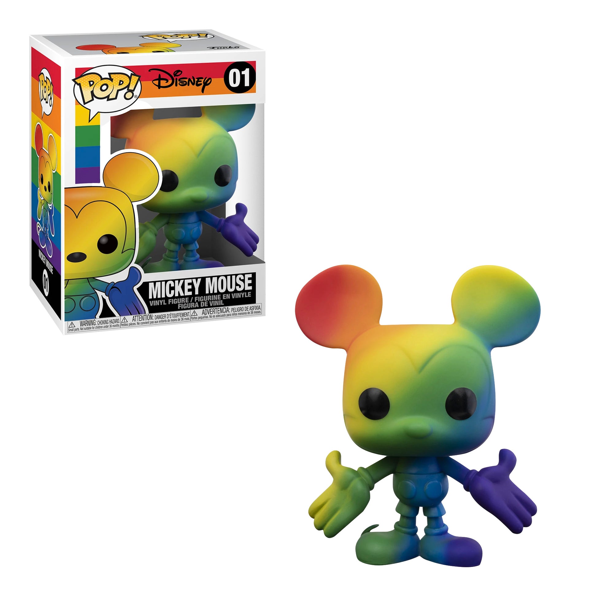 Funko Pop! Disney: Mickey Mouse (Rainbow) #01 – TOY TOKYO