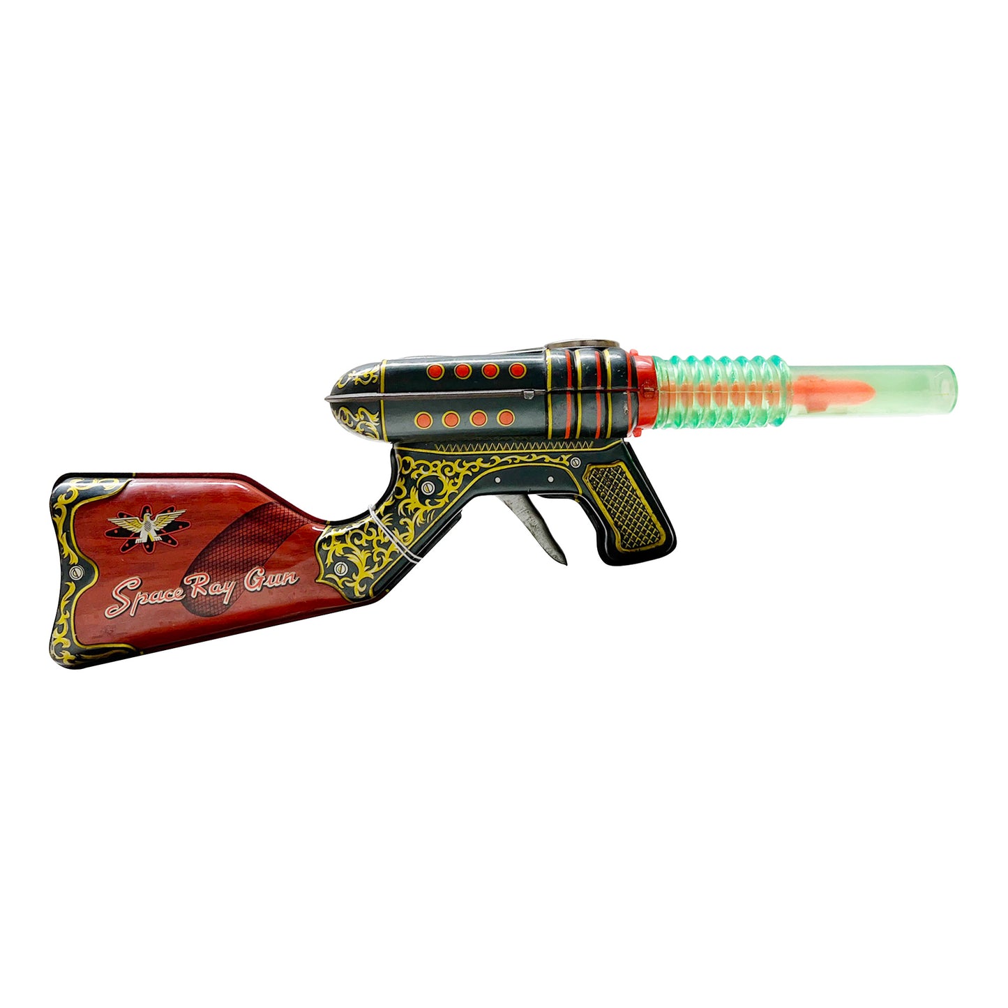 Double Barrel 1960 Space Ray Gun 14" Made in Japan