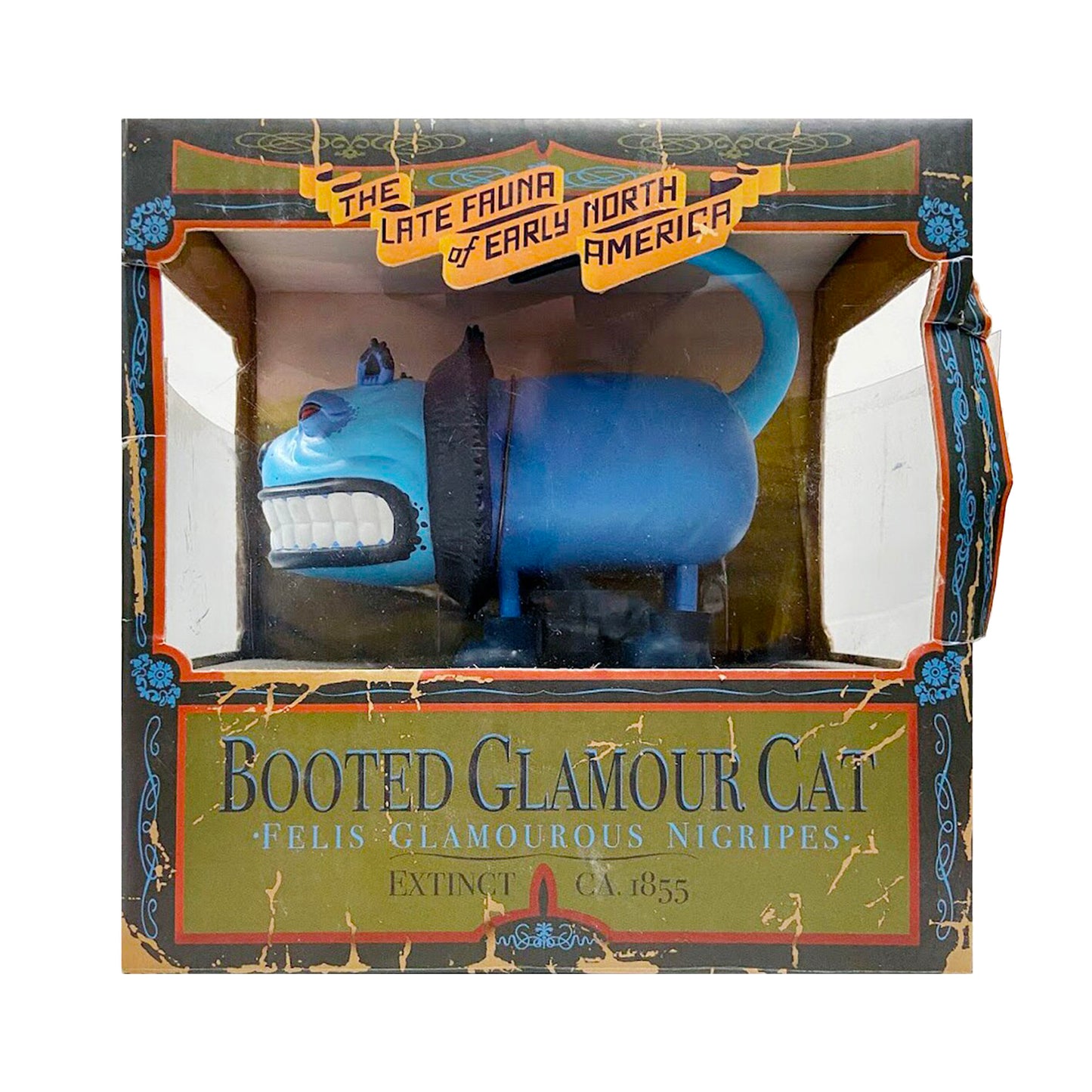 Strange Co: Scott Muscgrove - Booted Glamour Cat Indigio Vinyl Figure (Shelfwear)