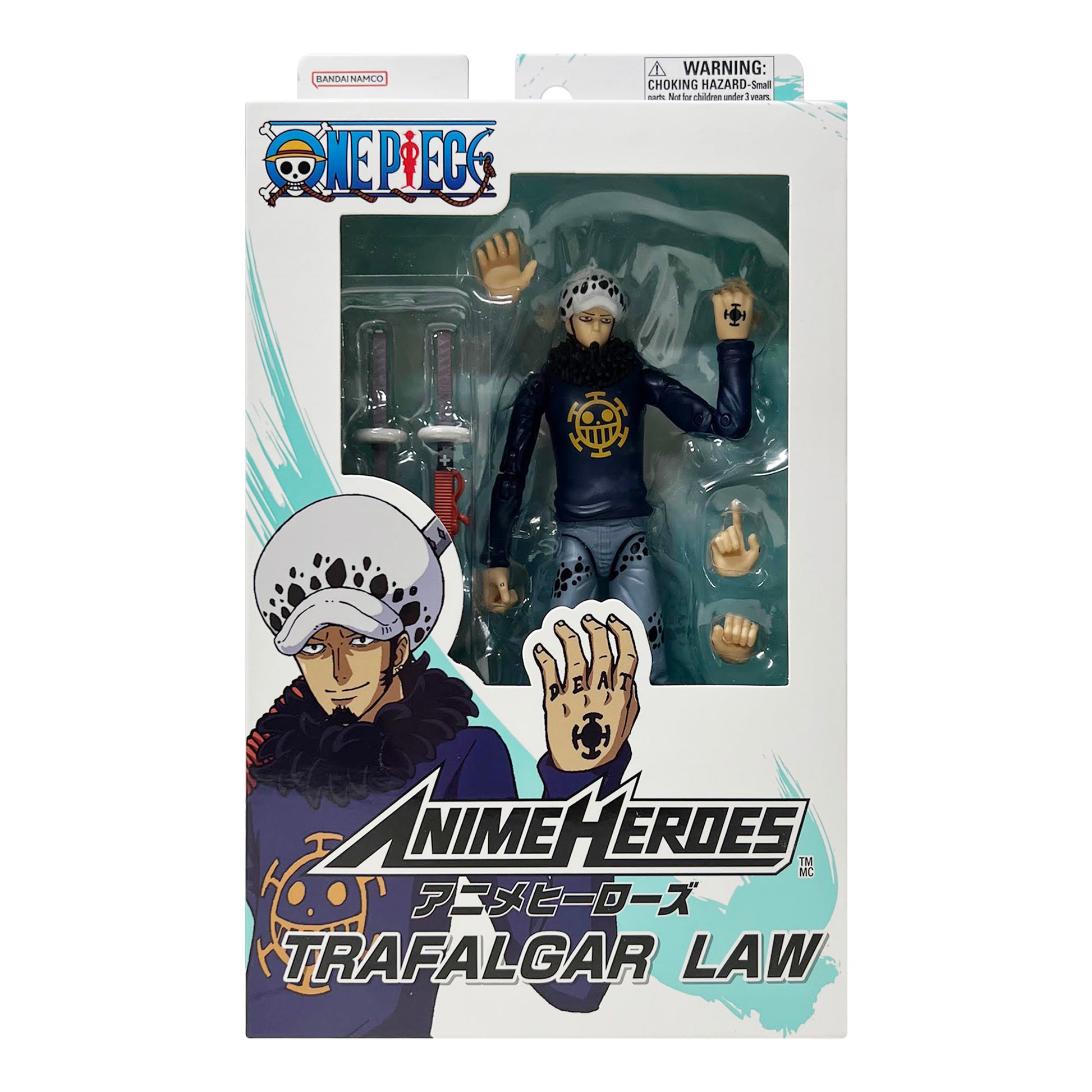 BandaI: Anime Heroes - One Piece - Trafalgar Law 6.5 Tall Action
