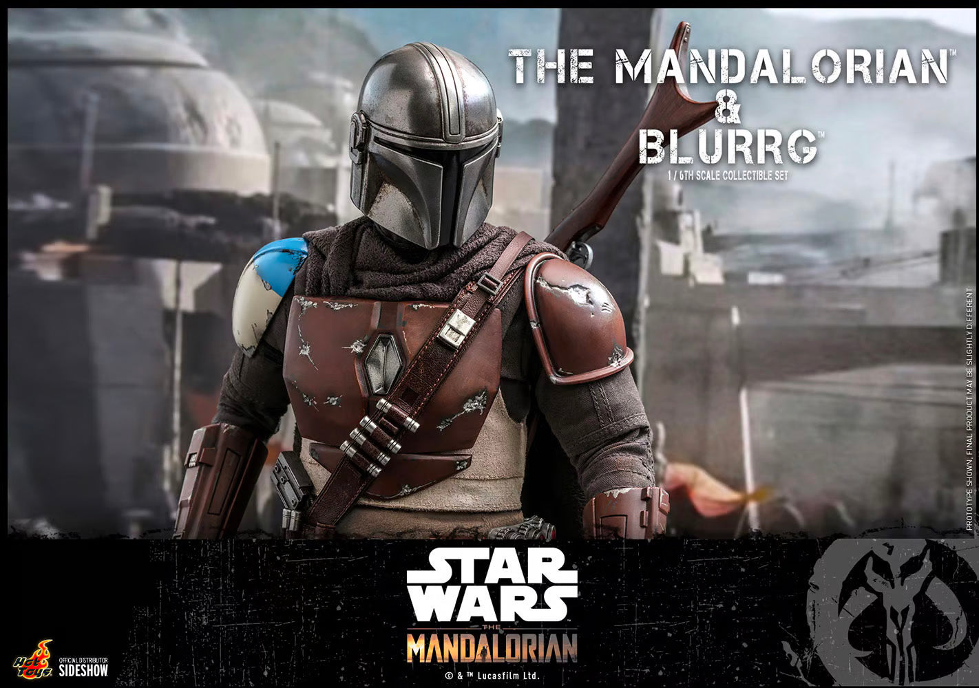 Hot Toys x Sideshow Collectibles: Star Wars - The Mandalorian & Blurrg Sixth Scale Figure Set