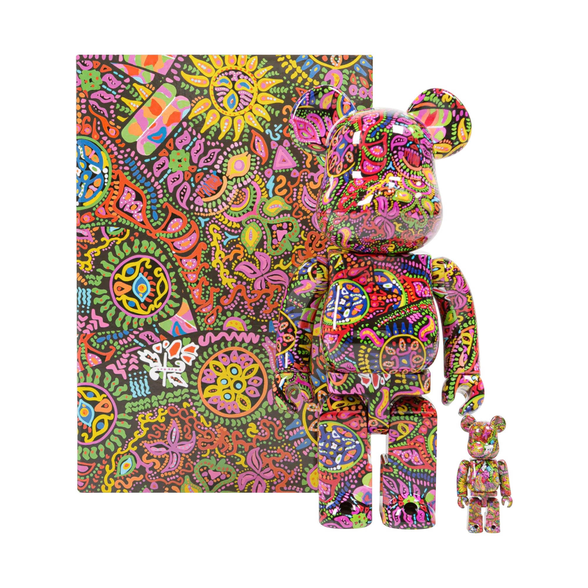 BE@RBRICK Psychedelic 100％ & 400% (hide)フィギュア