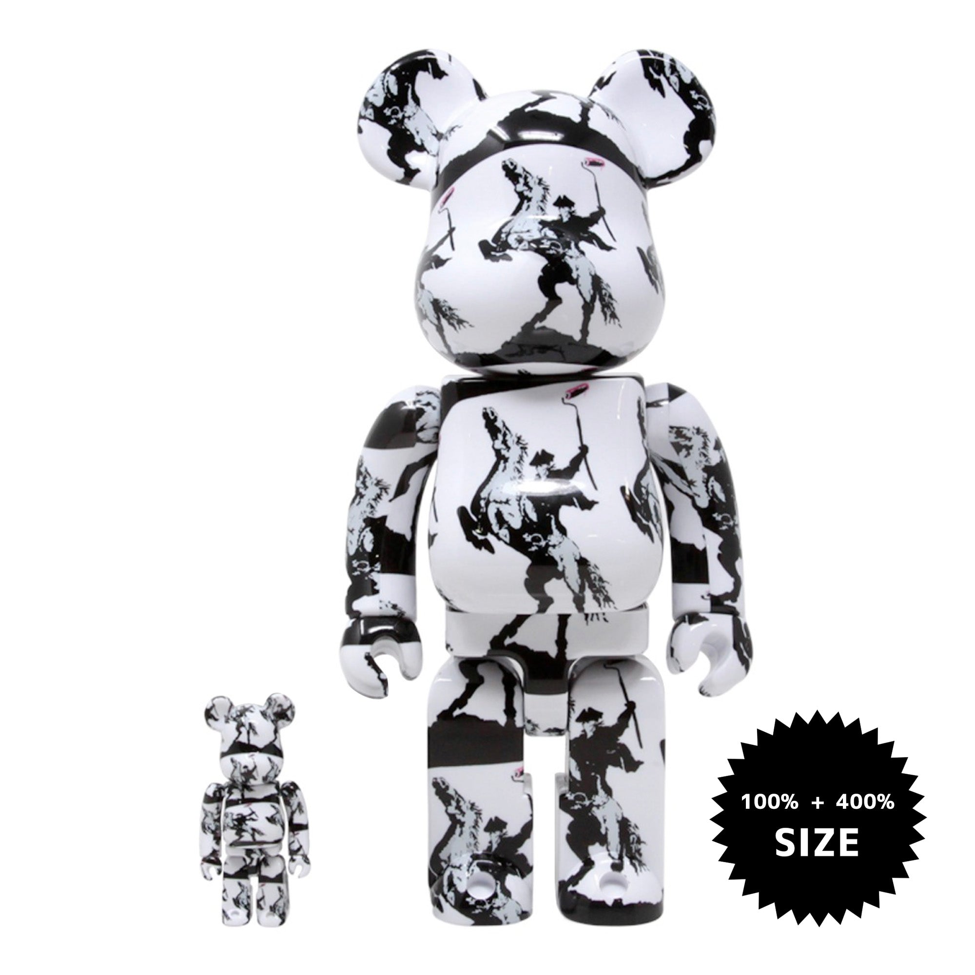 MEDICOM TOY: BE@RBRICK - Brandalism Highwayman 100% & 400% – TOY TOKYO