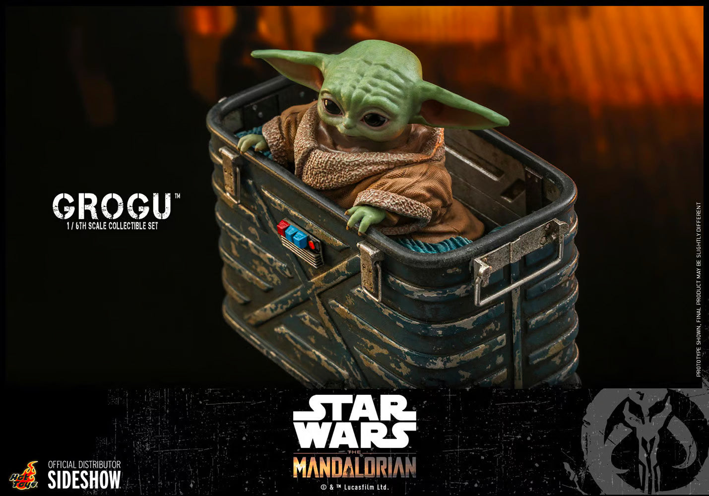 Hot Toys x Sideshow Collectibles: Star Wars - Grogu Sixth Scale Figure Set