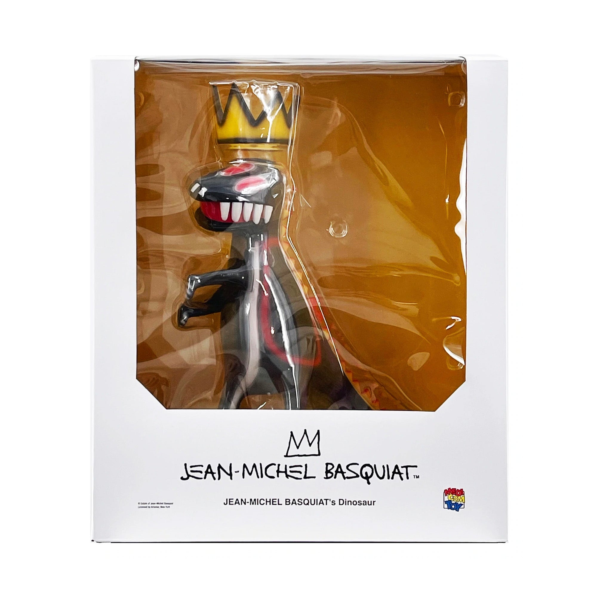 MEDICOM TOY: VCD - Jean-Michel Basquiat Dinosaur Black 9.84