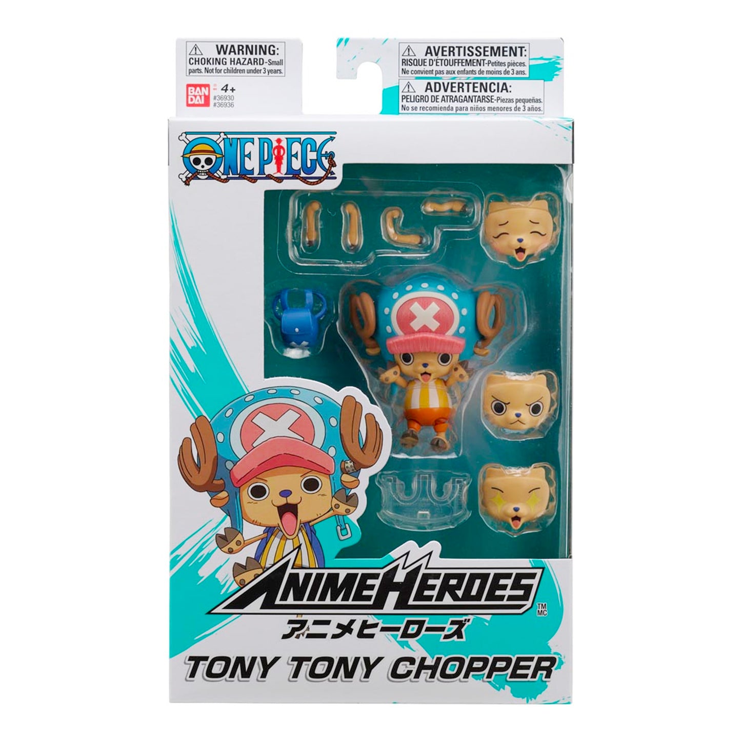 BandaI: Anime Heroes - One Piece - Tony Tony Chopper 6.5" Tall Action Figure