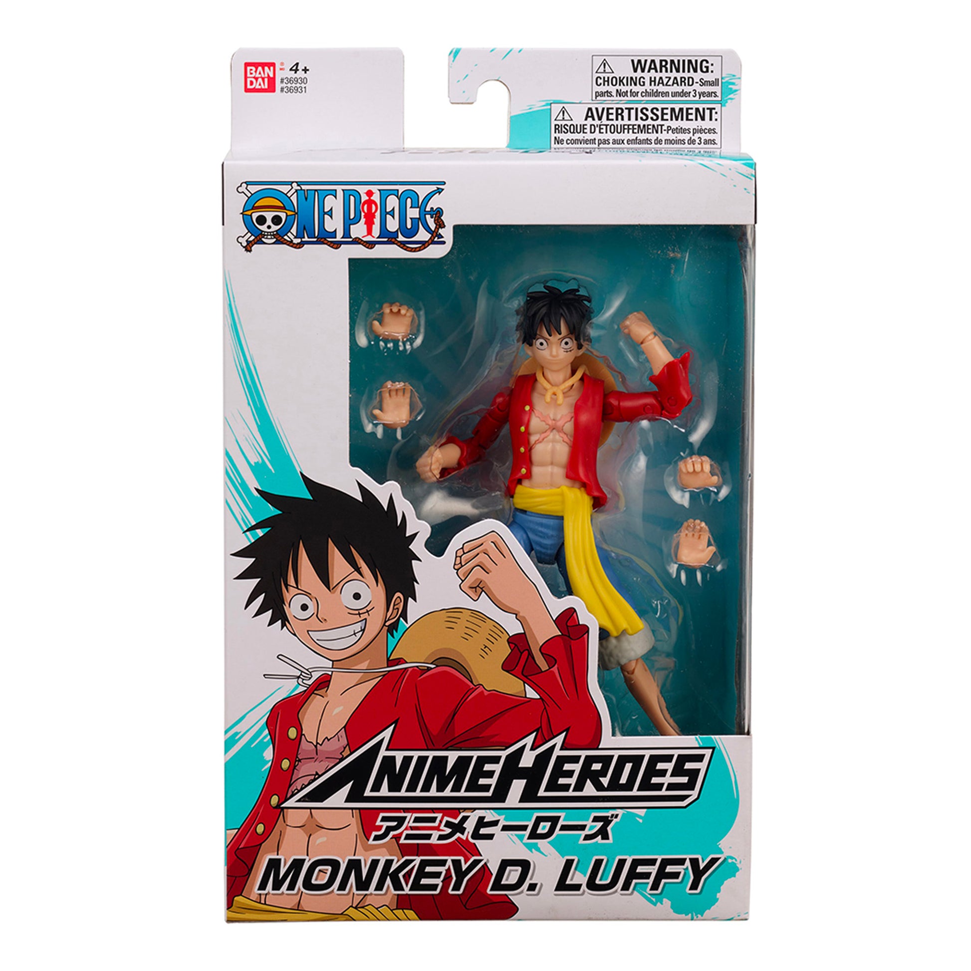 Boneco Bandai Anime Heroes One Piece - Monkey D. Luffy
