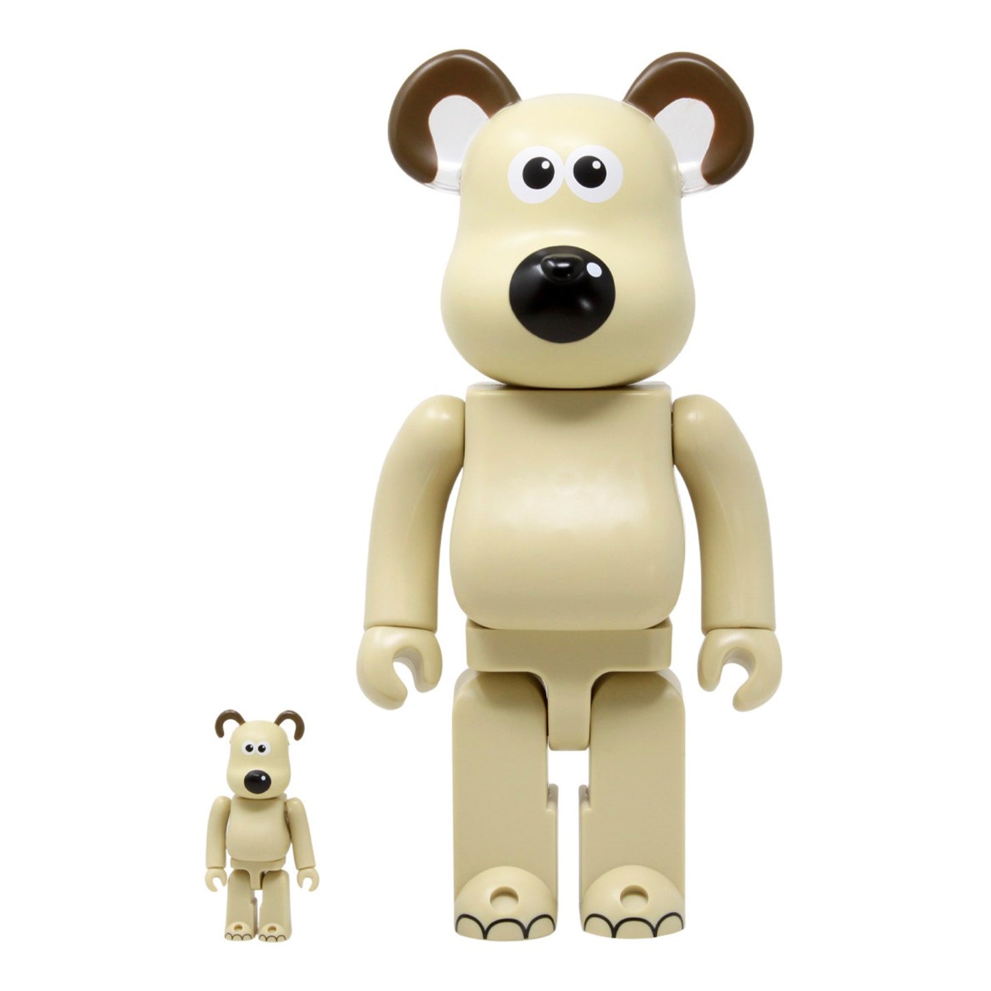 MEDICOM TOY: BE@RBRICK - Wallace and Gromit - Gromit 100% & 400%