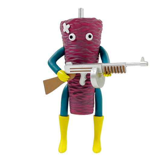Amos Toys: Tales From Greenfuzz - Kebab Henchman Periwinkle with Tommy Gun 5" Tall Vinyl Figure
