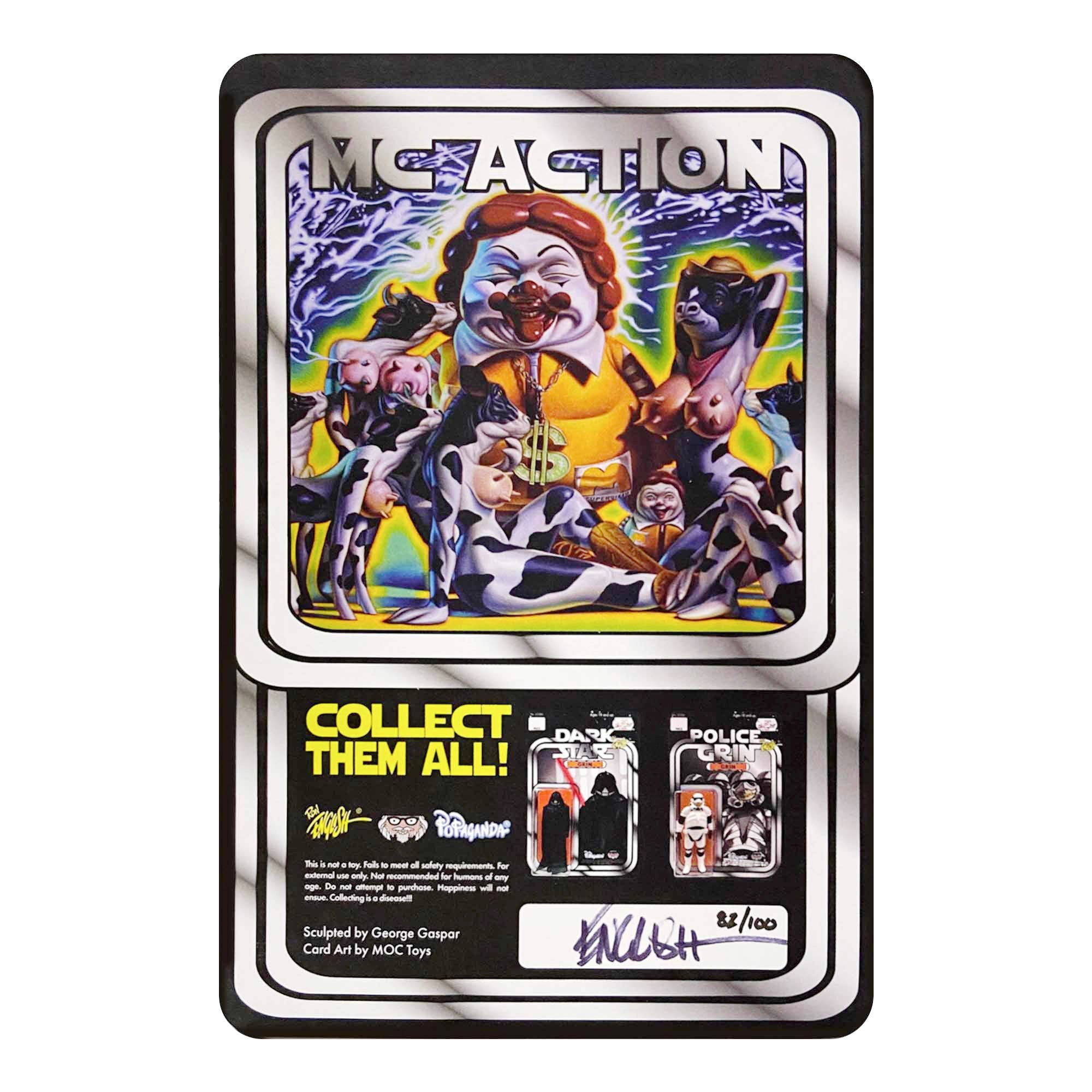 Ron English x DKE Toys - MC Action Supersized Exclusive – TOY TOKYO