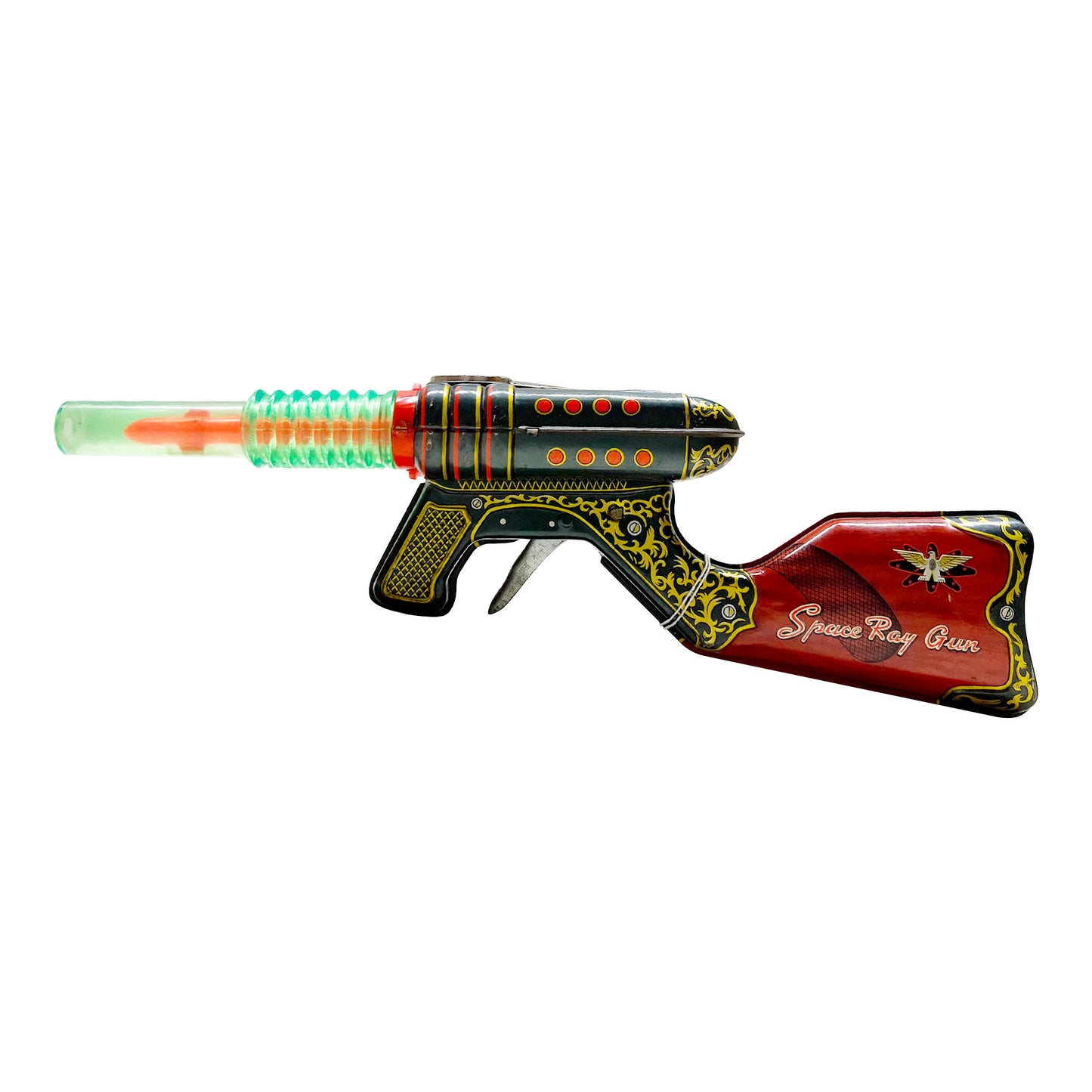 Double Barrel 1960 Space Ray Gun 14" Made in Japan