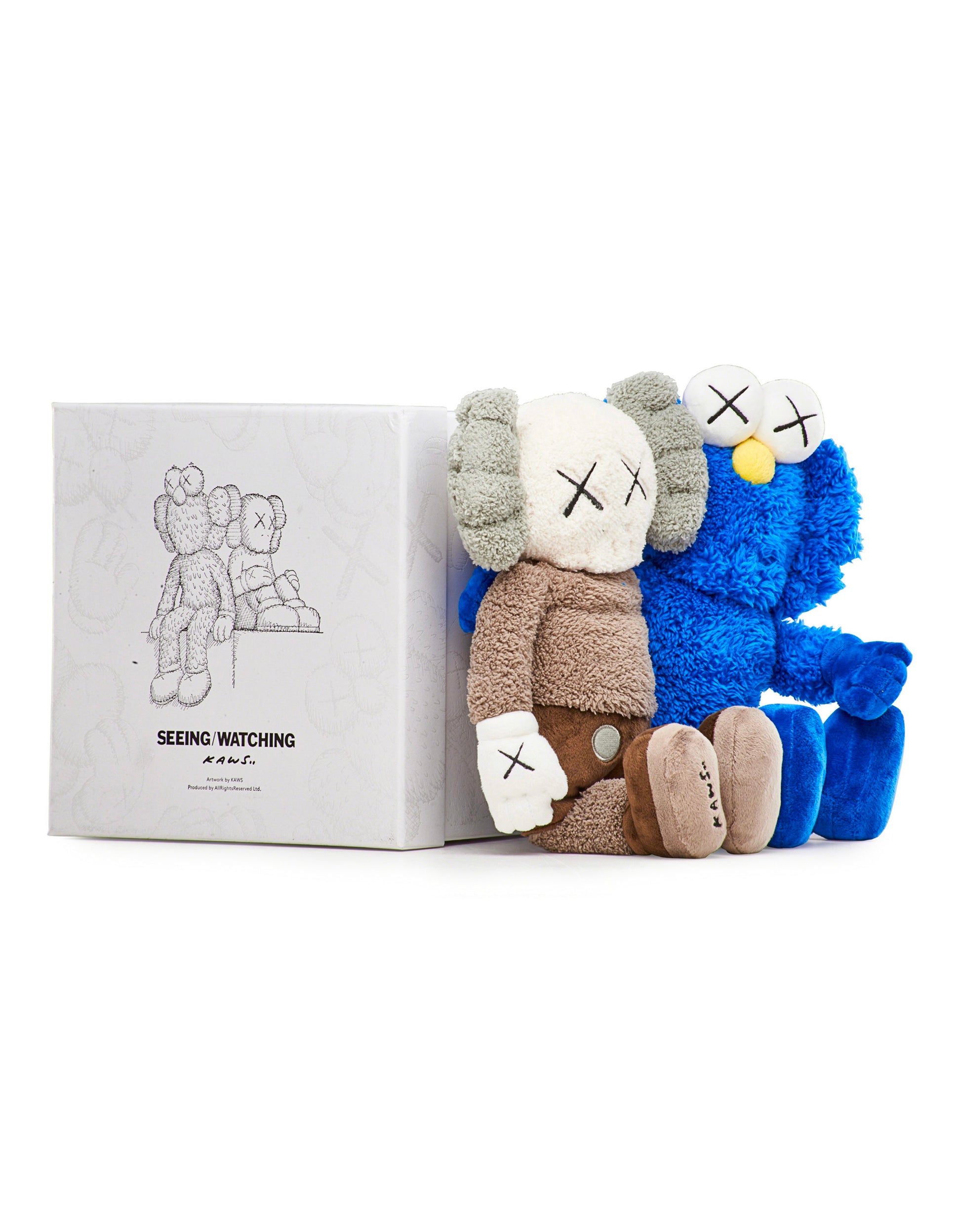 KAWS Seeing/Watching Companion BFF Plush, 2018 – TOY TOKYO