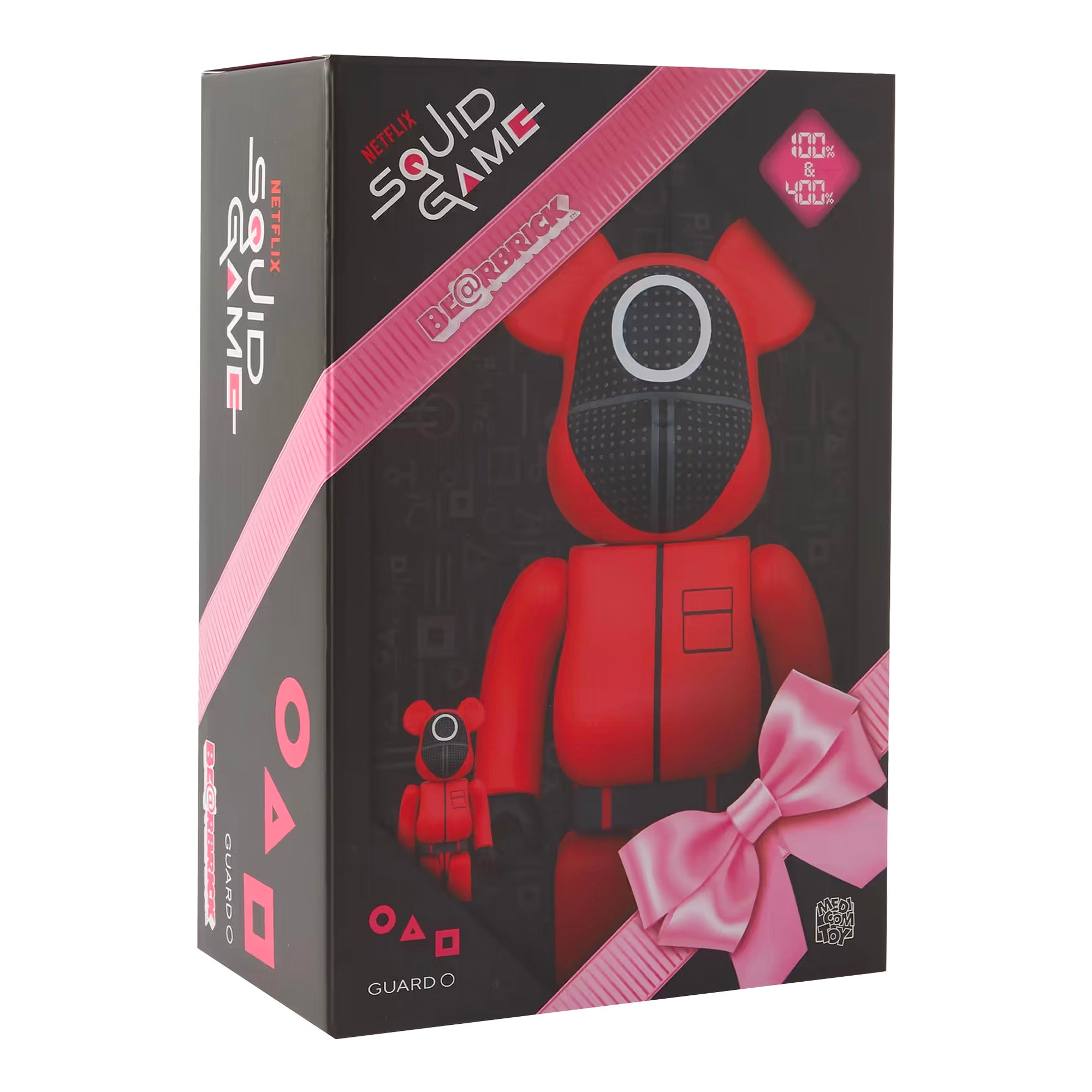 MEDICOM TOY: BE@RBRICK - Squid Game CIRCLE Guard 100% & 400%