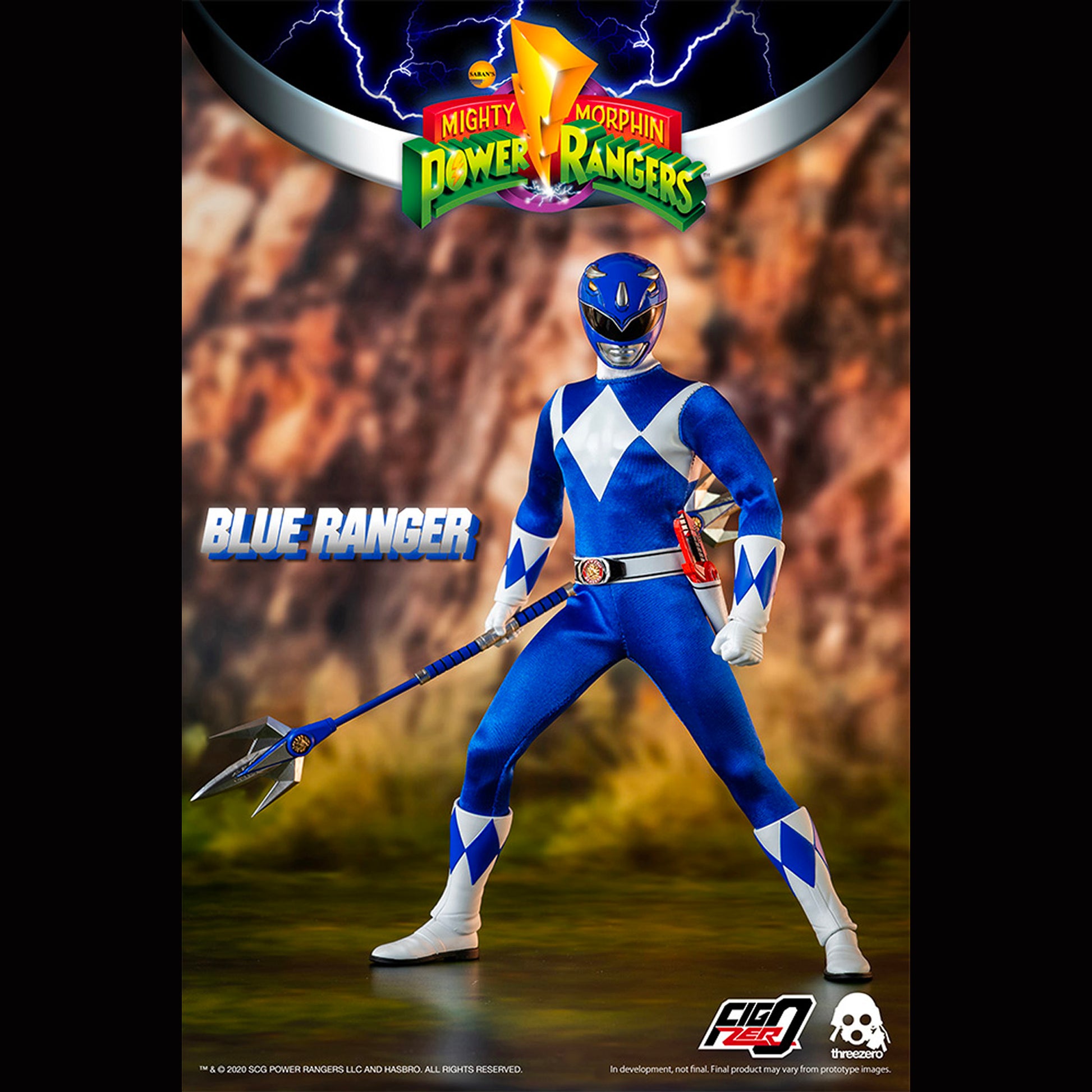 Mighty Morphin Power Rangers Blue Ranger Wallpaper