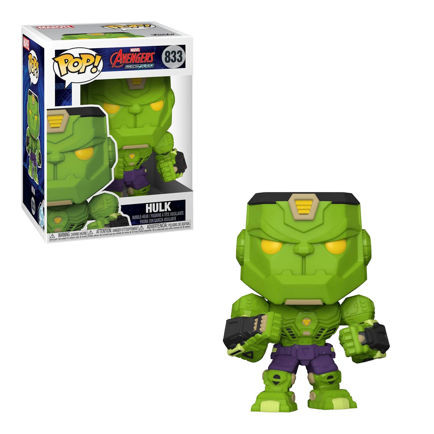 Funko Pop! Marvel: Avengers Mech Strike - Hulk #833