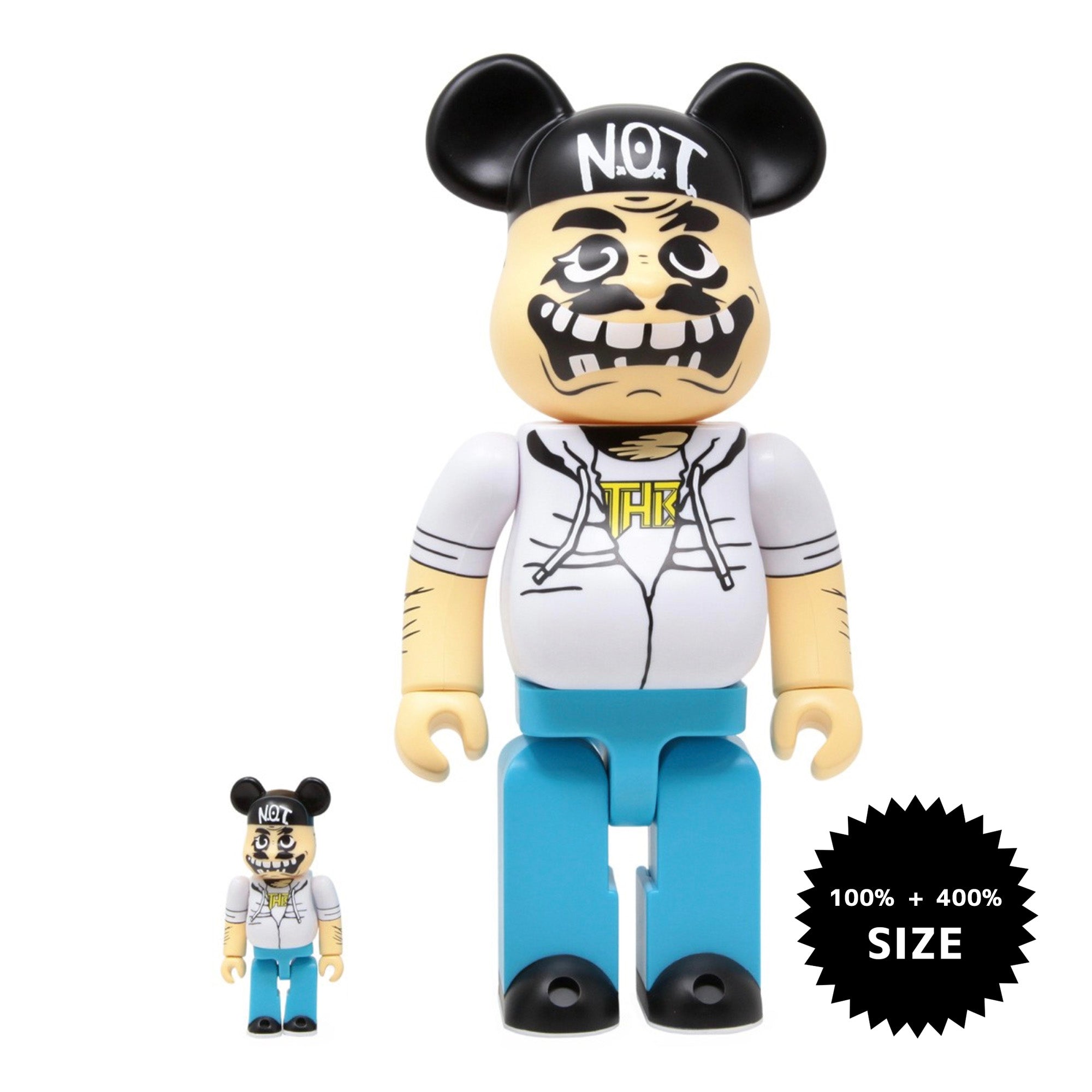 MEDICOM TOY: BE@RBRICK - Anthrax Notman 100% & 400%