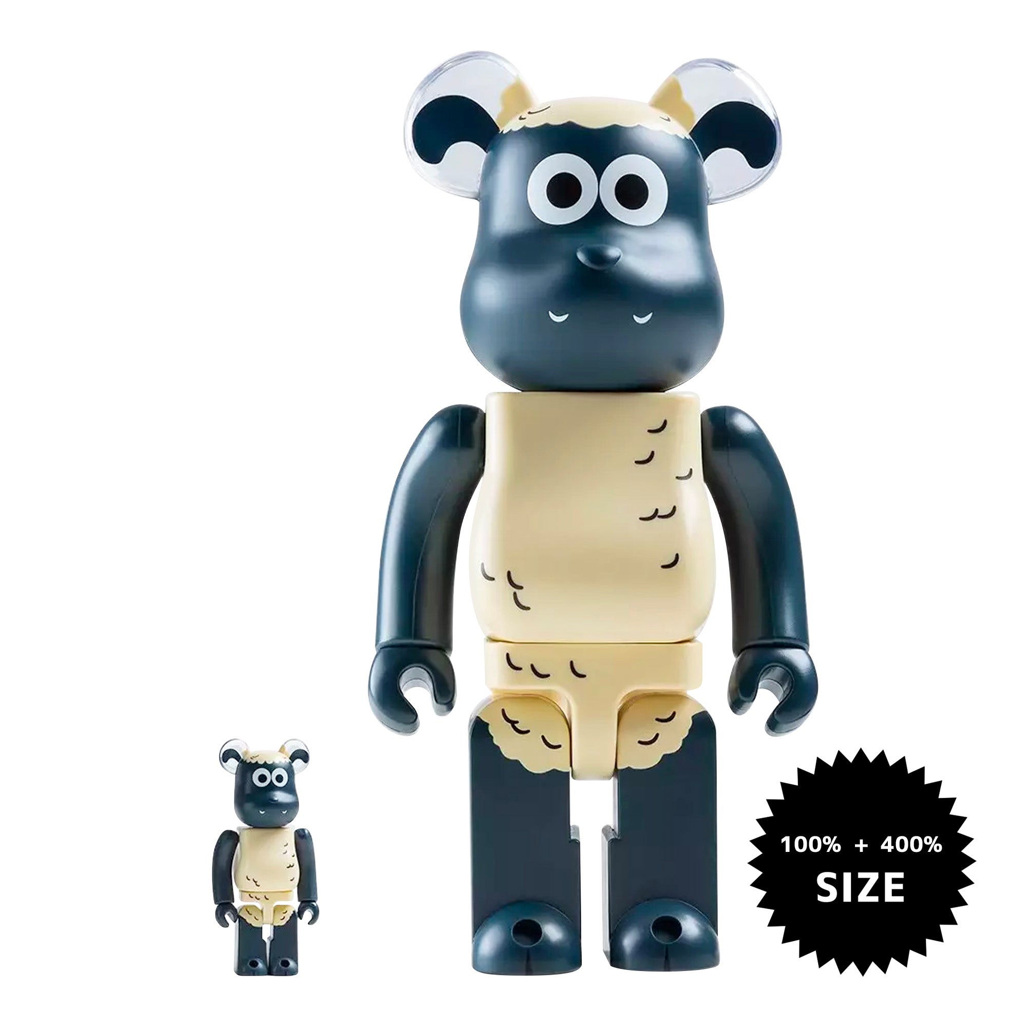 MEDICOM TOY: BE@RBRICK - Shaun the Sheep 100% u0026 400%