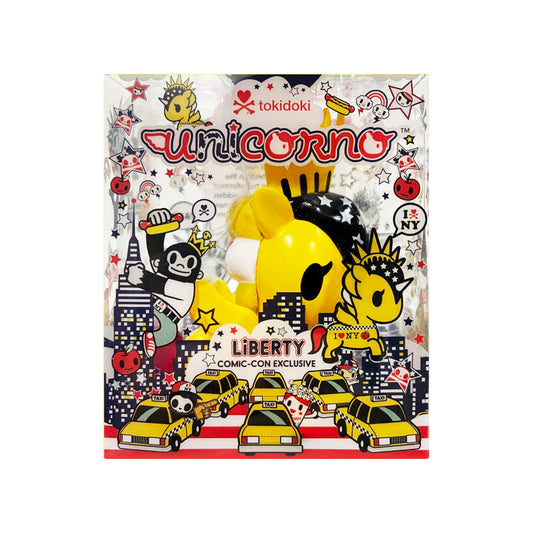 Tokidoki - Liberty Unicorno Taxi Yellow NYCC 2017 Exclusive 3" Vinyl Figure