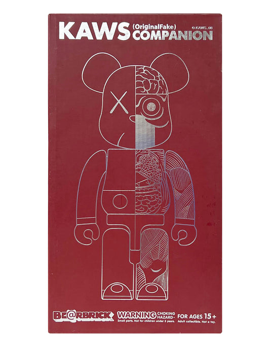 KAWS -  BE@RBRICK Dissected Companion Red 400%, 2010
