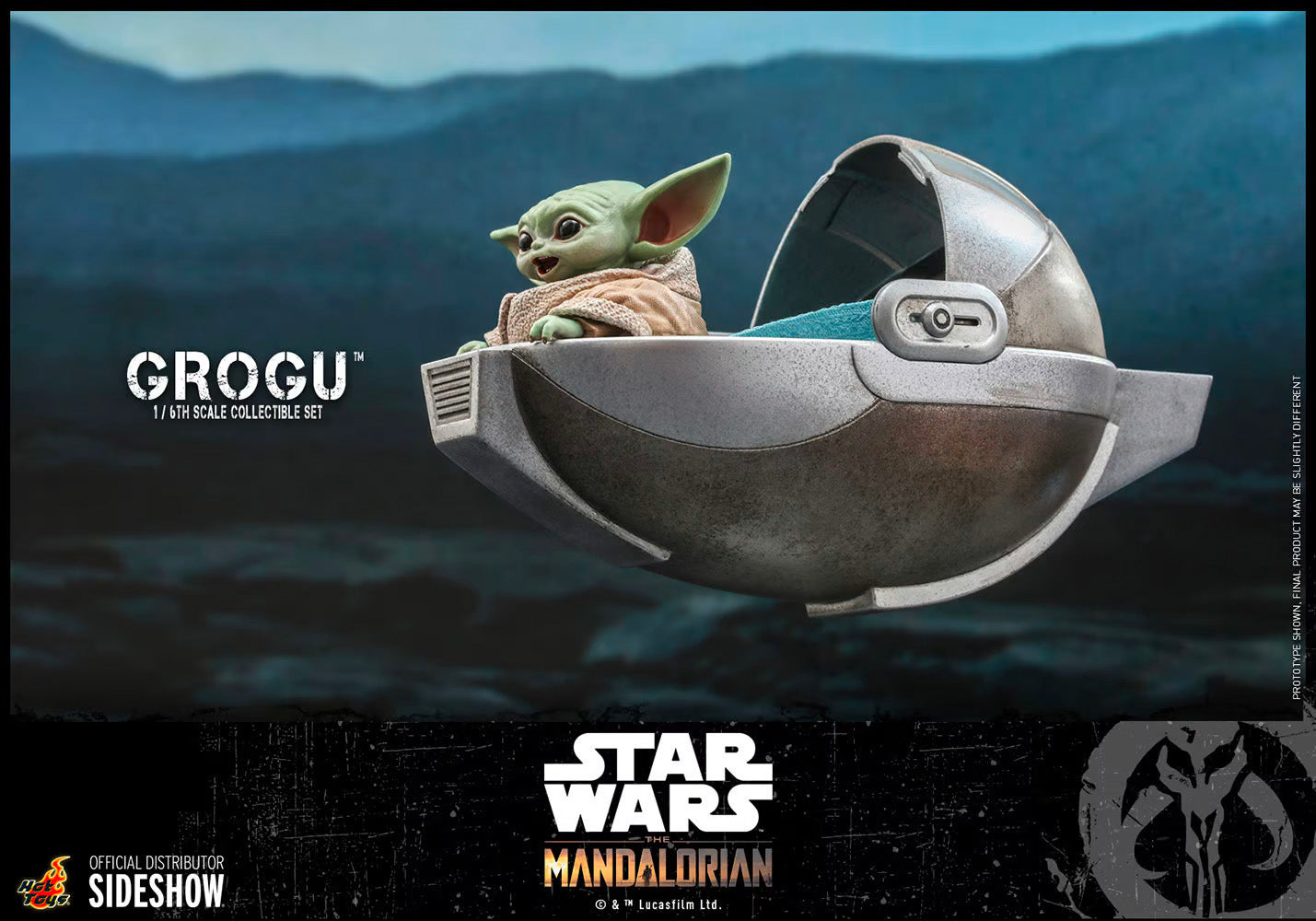 Hot Toys x Sideshow Collectibles: Star Wars - Grogu Sixth Scale Figure Set