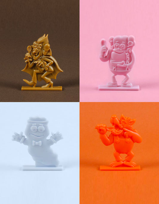KAWS x General Mills Monsters Cereal Figures Set of 4