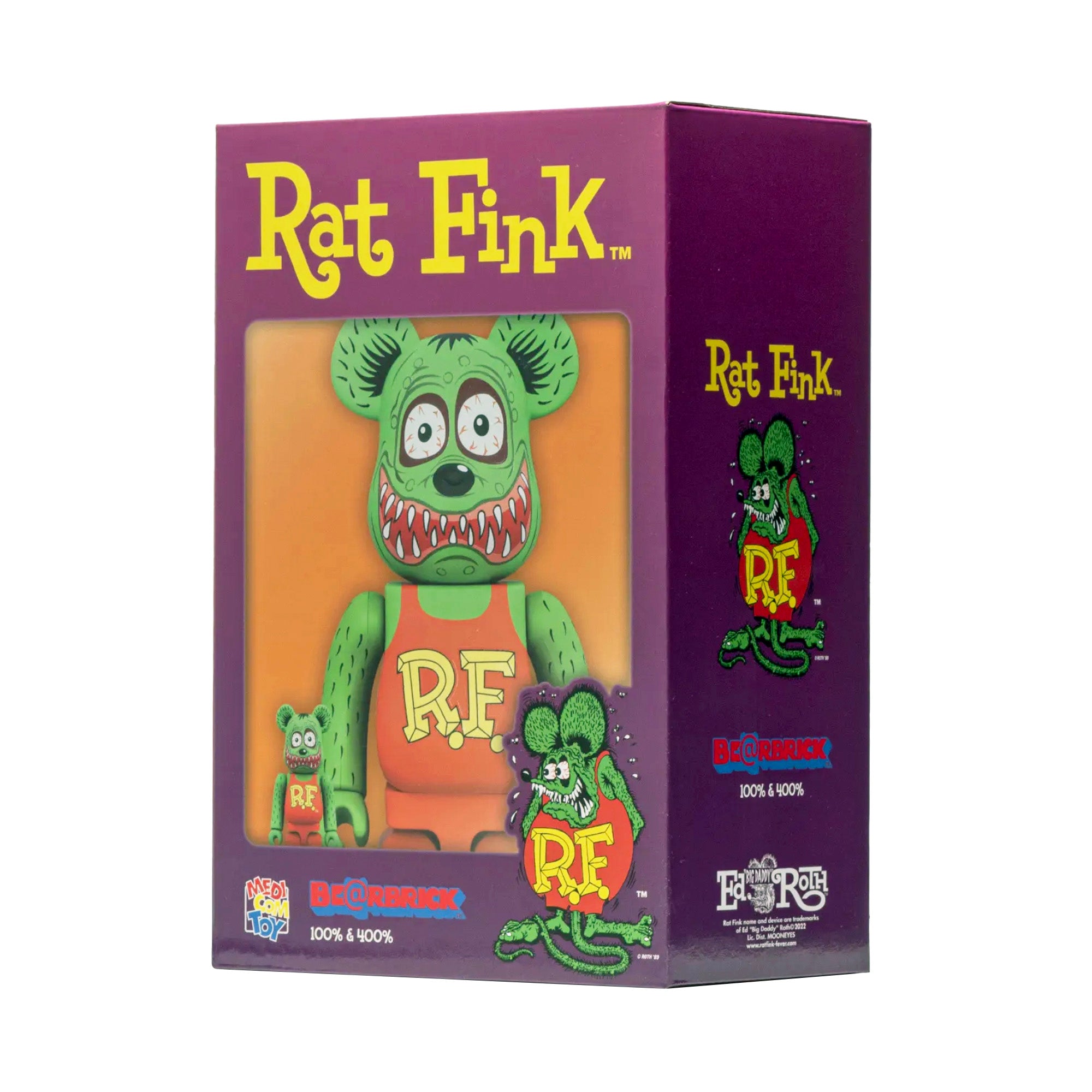 ご検討いただければ幸いですBE@RBRICK RAT FINK(TM) 100％ \u0026 400％