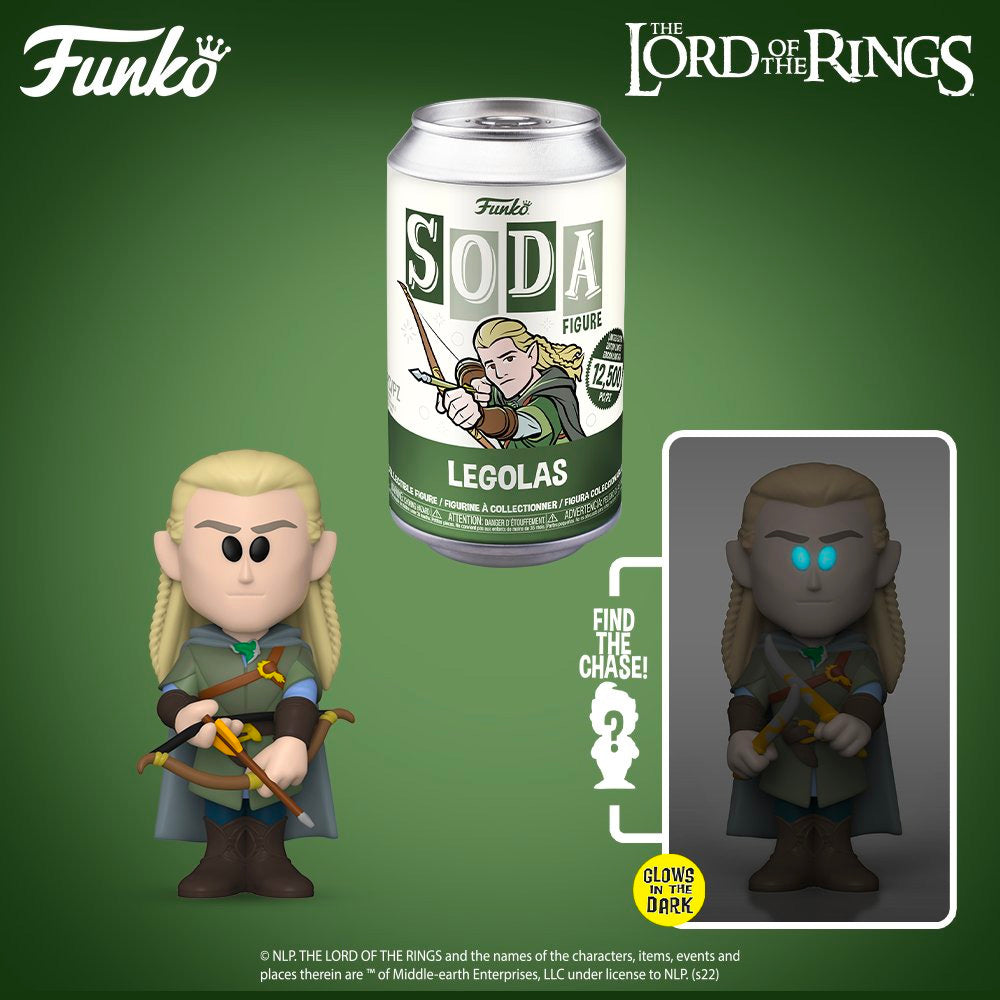 Funko Vinyl SODA: Lord of the Rings Legolas 12,500 Limited Edition (1 in 6 Chance at Chase)
