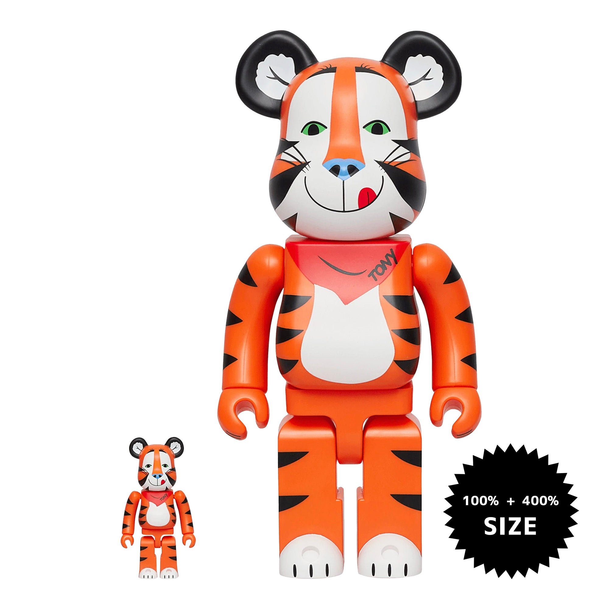 MEDICOM TOY: BE@RBRICK - Tony The Tiger Vintage 100% & 400% – TOY