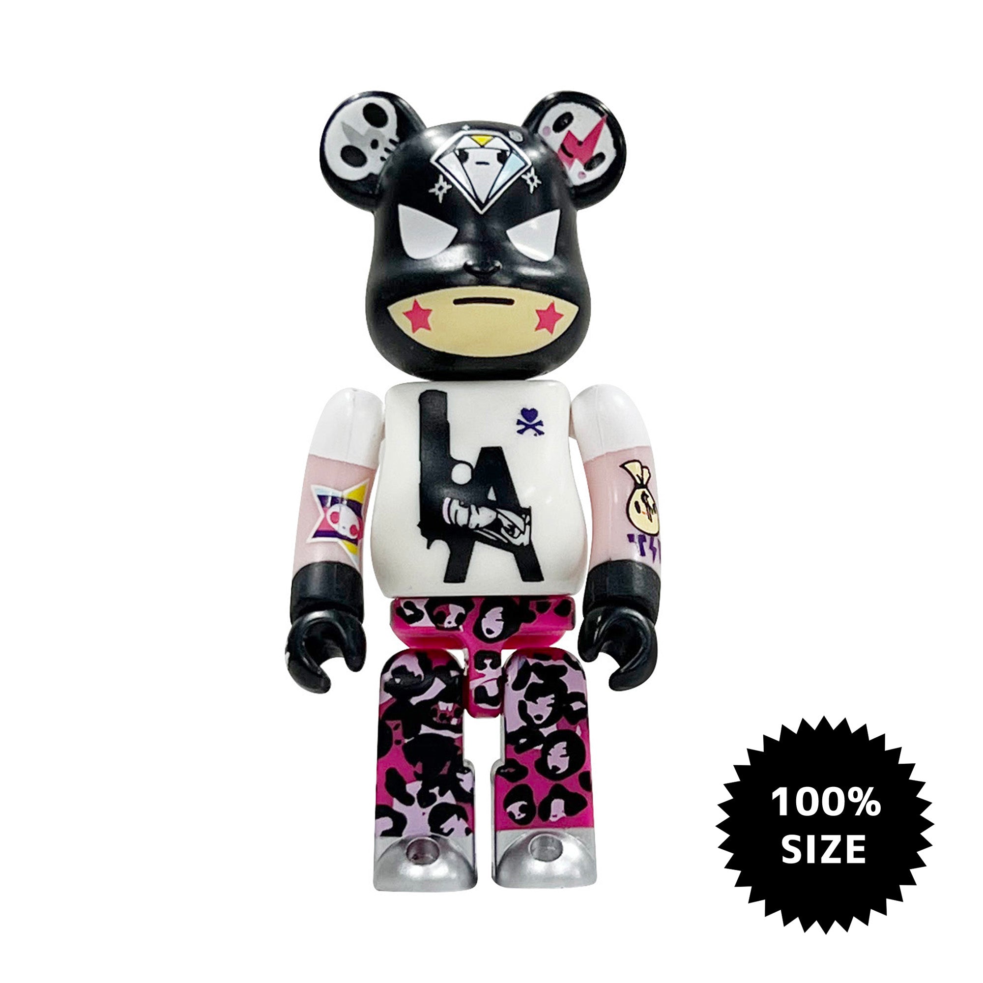 MEDICOM TOY: BE@RBRICK x Tokidoki L.A. Robber [Armed Robber] 100%