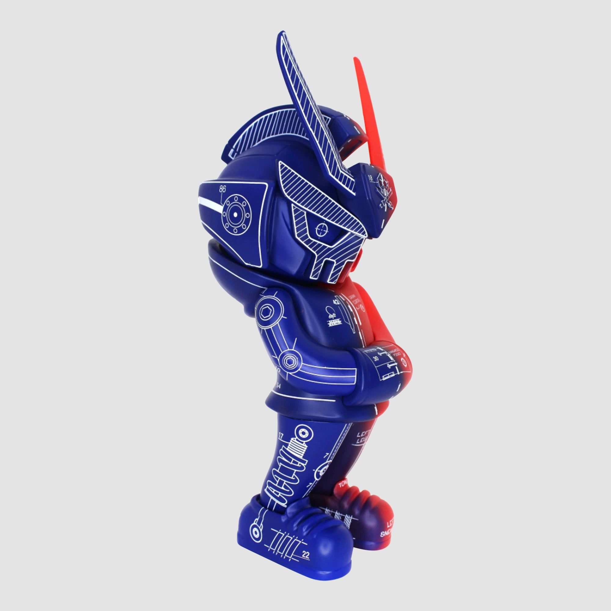 Quiccs x Martian Toys x Sergio Mancini: MEGA TEQ63 - Project Red/Blue I Am  Retro Exclusive